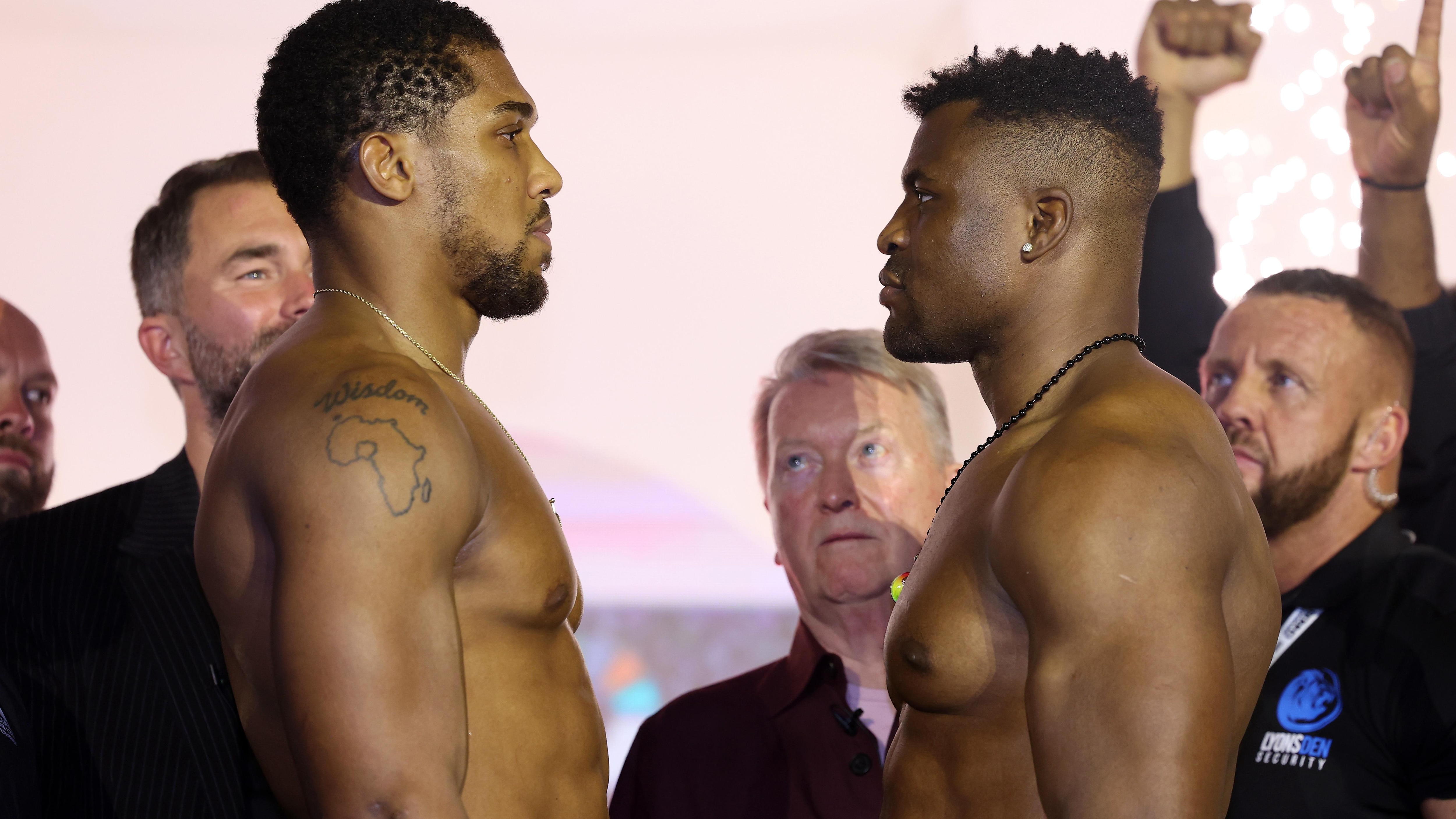 Knockout Chaos - Anthony Joshua v Francis Ngannou: Weigh-In