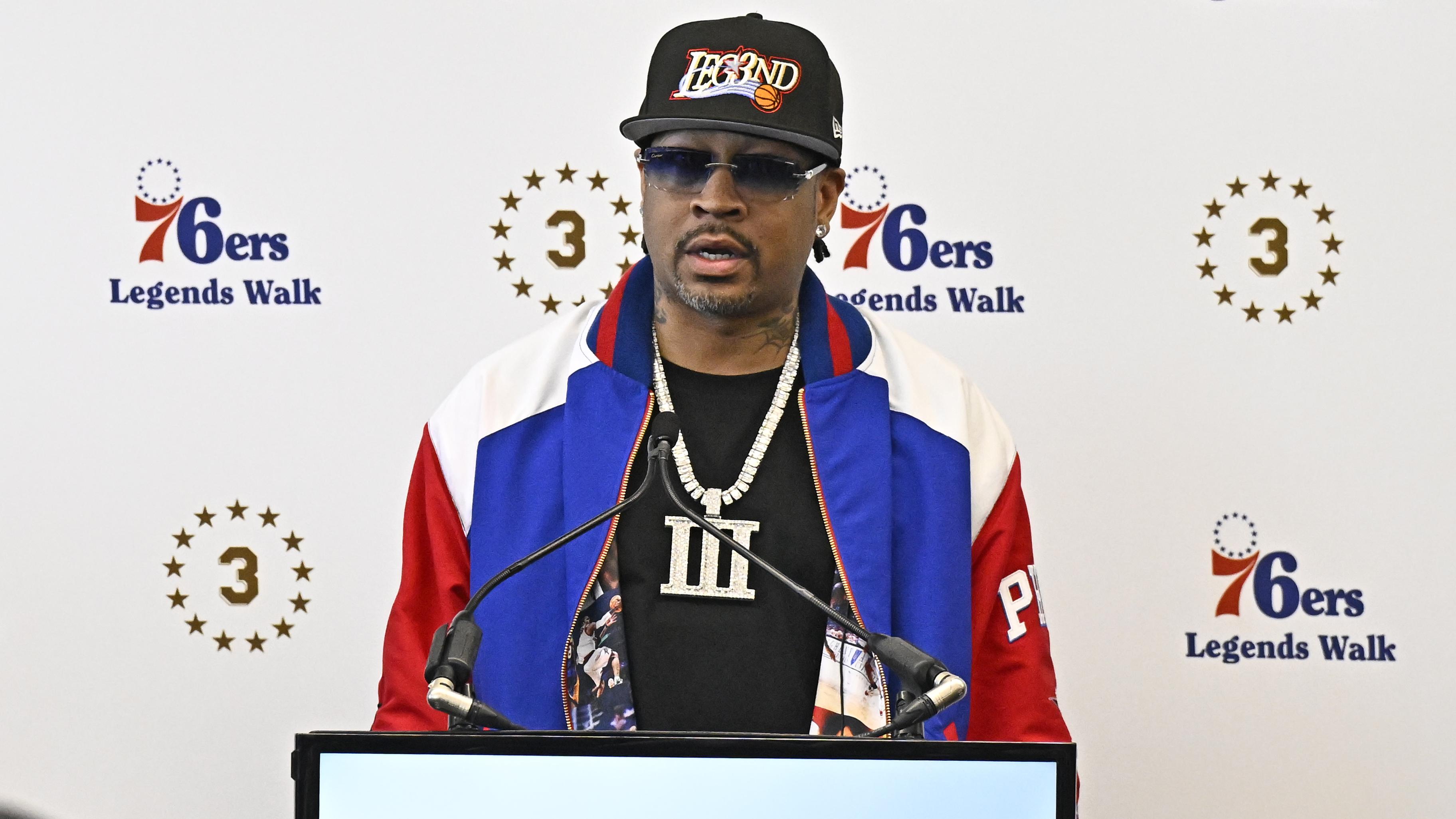 Philadelphia 76ers Allen Iverson Statue Unveiling