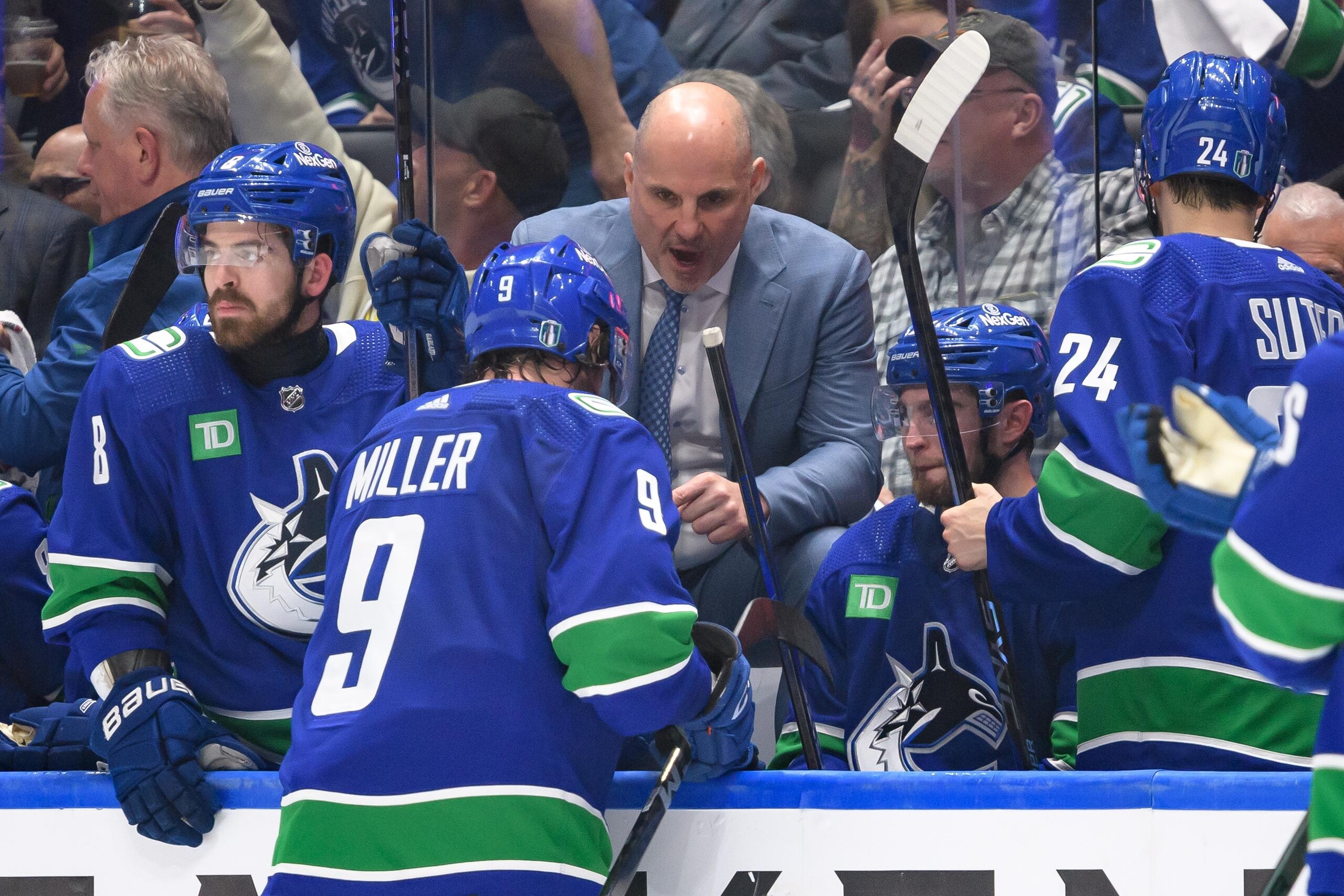 Edmonton Oilers v Vancouver Canucks - Game One Edmonton Oilers v Vancouver Canucks - Game One