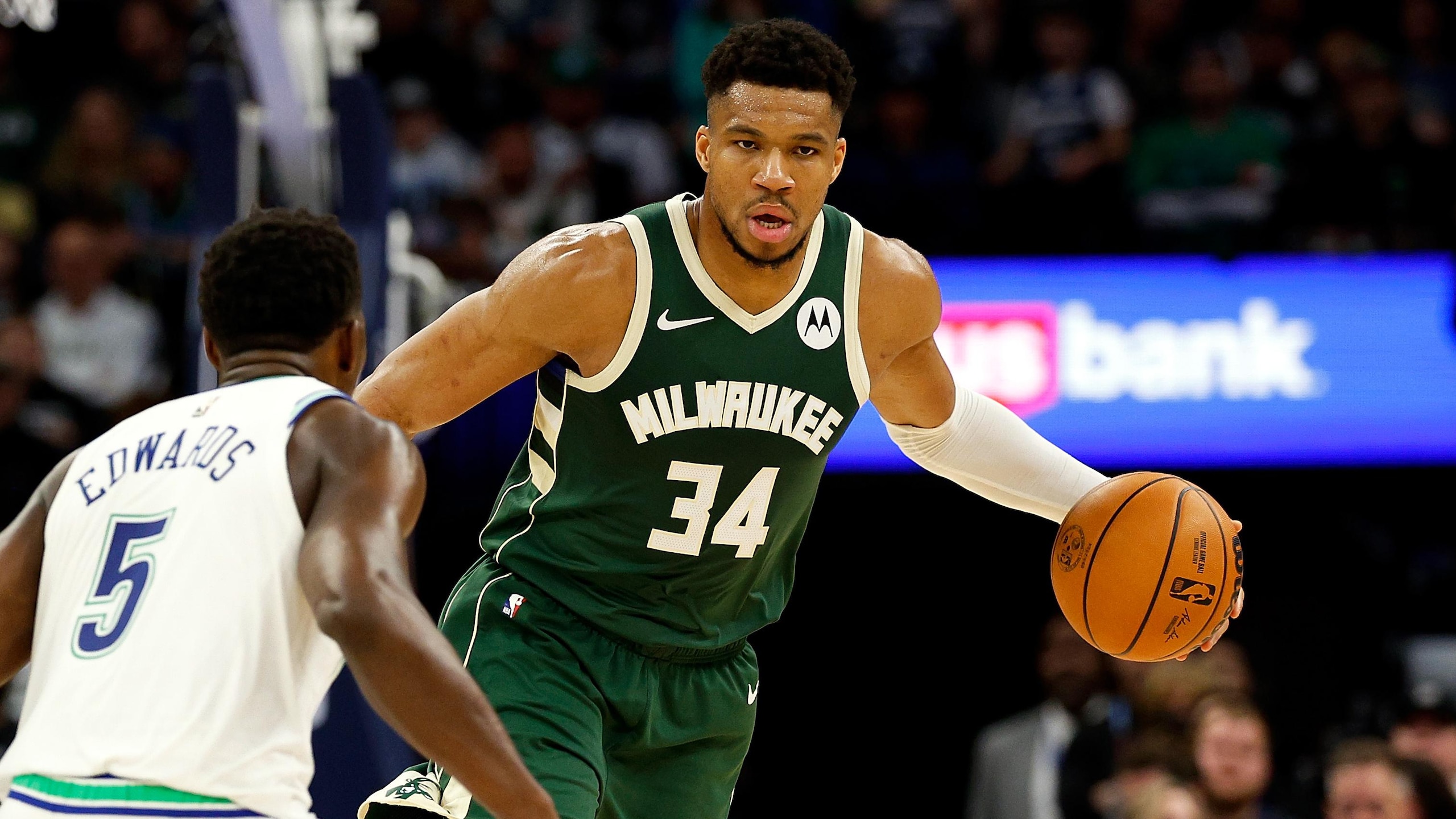 Milwaukee Bucks v Minnesota Timberwolves