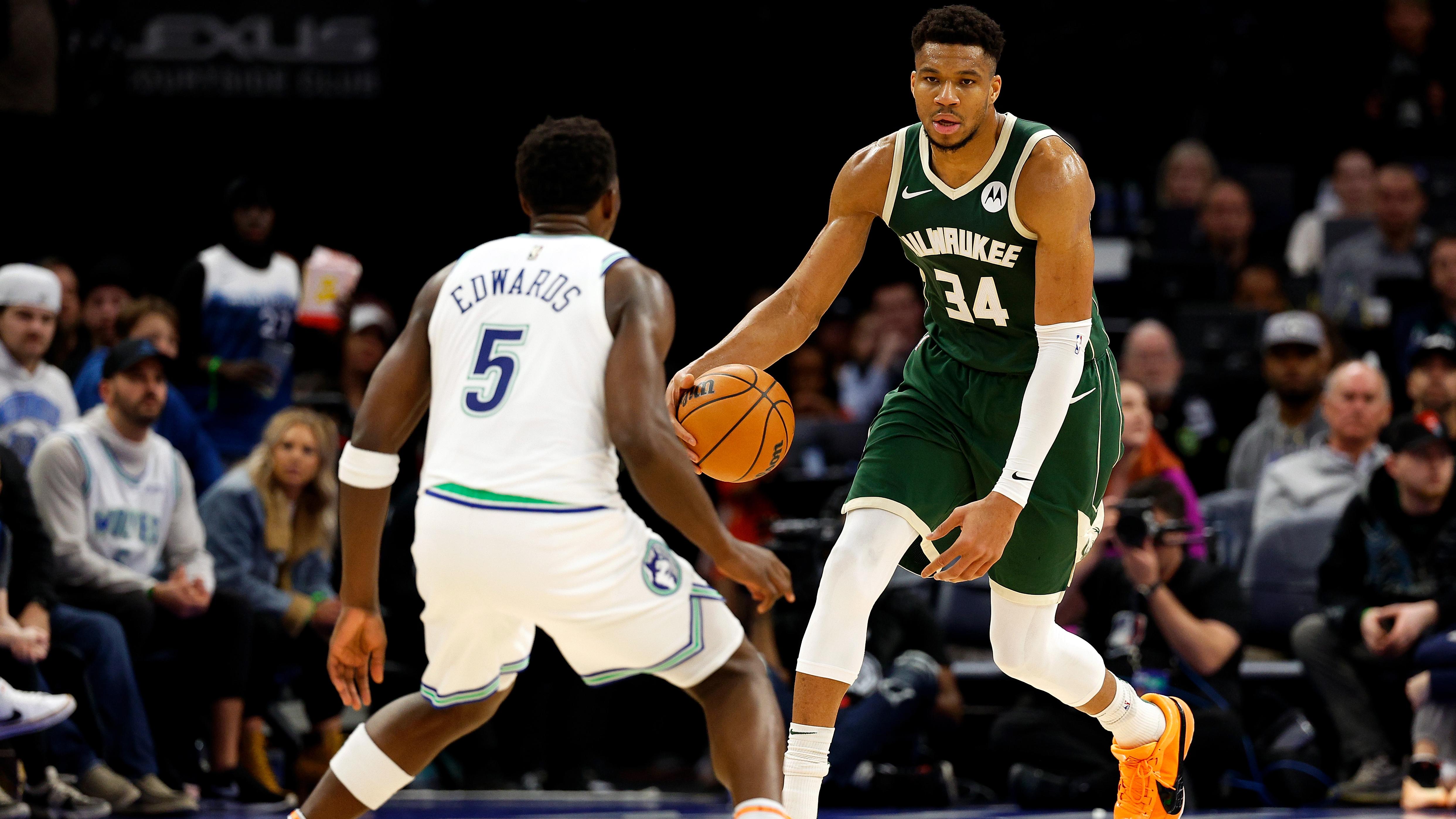 Milwaukee Bucks v Minnesota Timberwolves