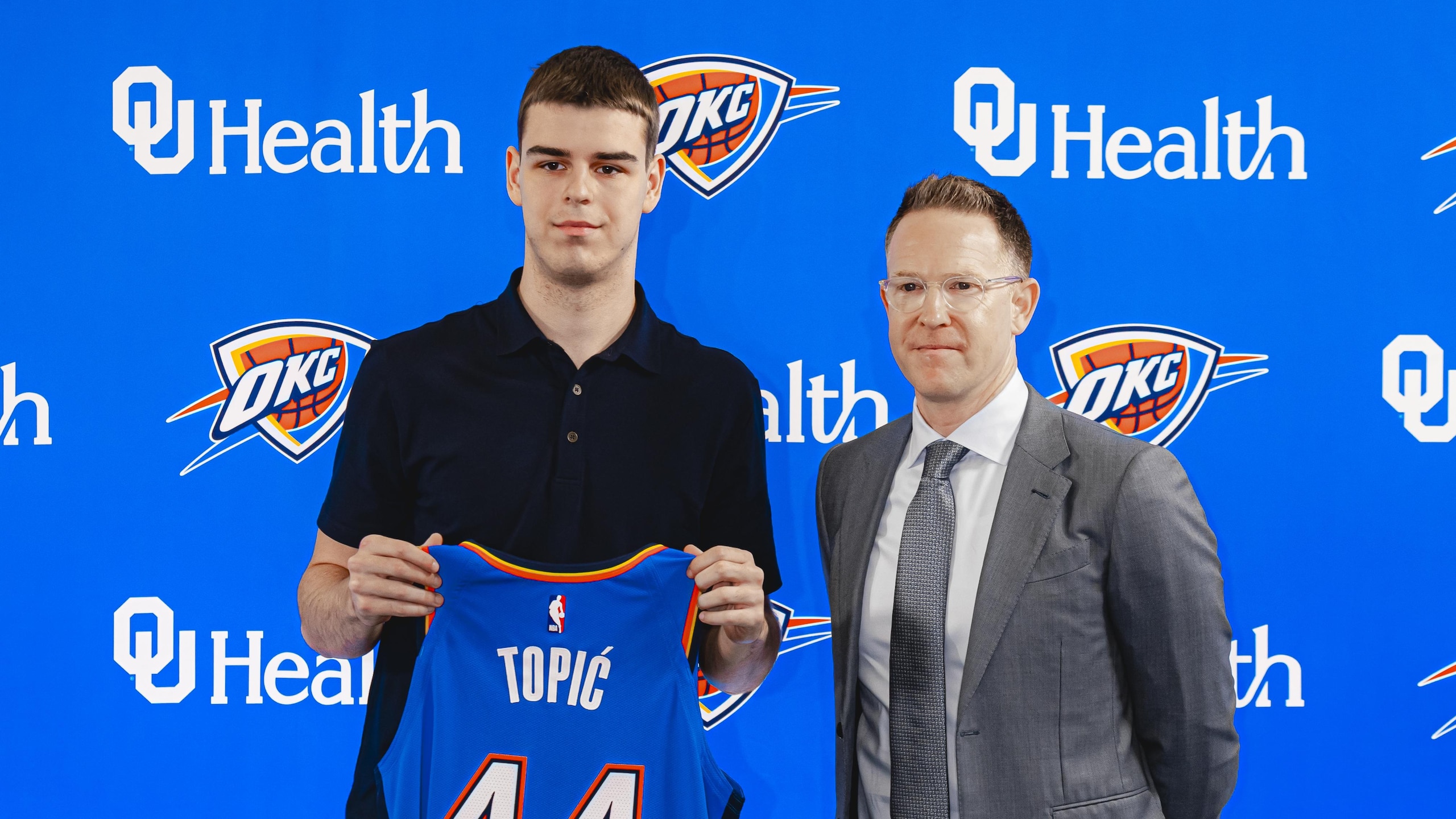 Oklahoma City Thunder 2024 Draft Portraits and Press Conference Oklahoma City Thunder 2024 Draft Portraits and Press Conference
