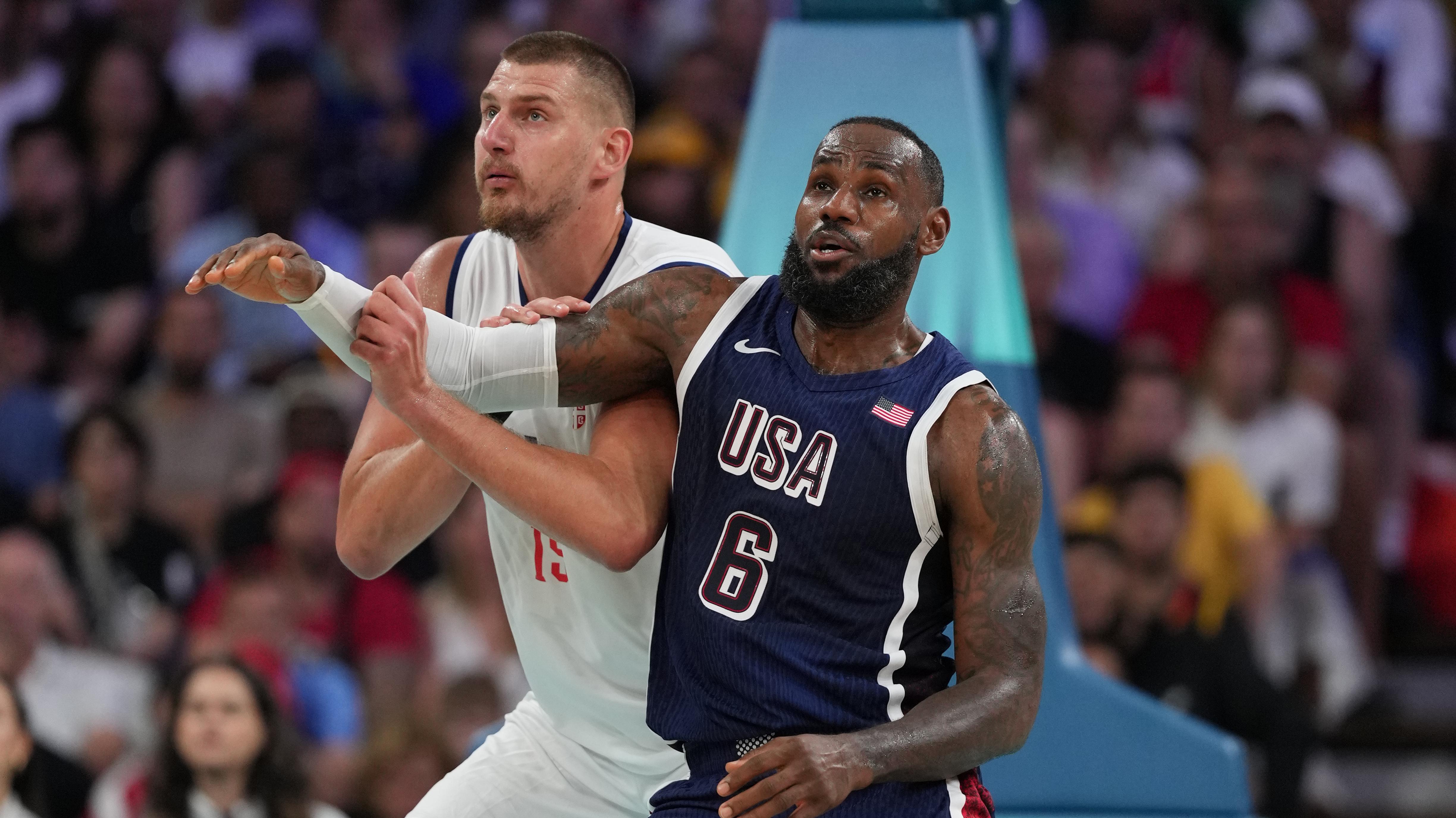 2024 Olympics - Men's Basketball: USA v Serbia