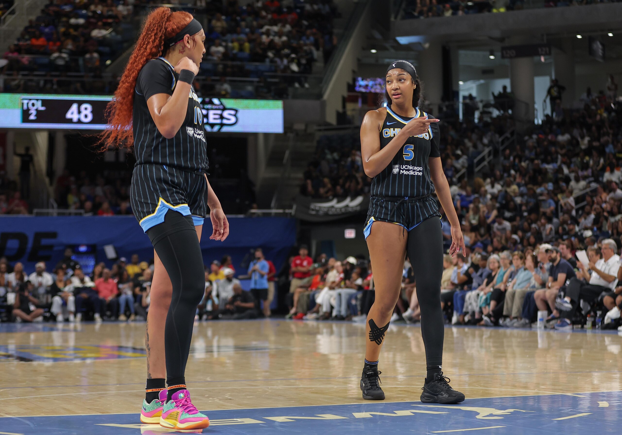 WNBA: AUG 25 Las Vegas Aces at Chicago Sky