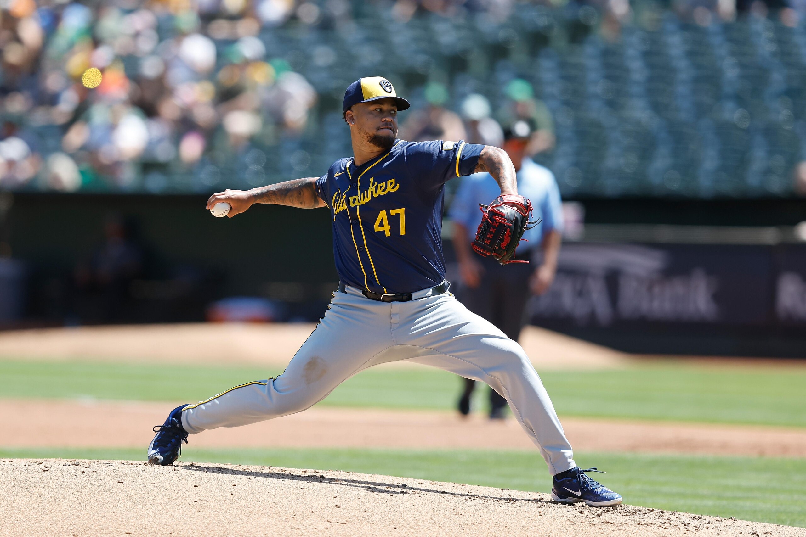 Milwaukee Brewers v Oakland Athletics Milwaukee Brewers v Oakland Athletics