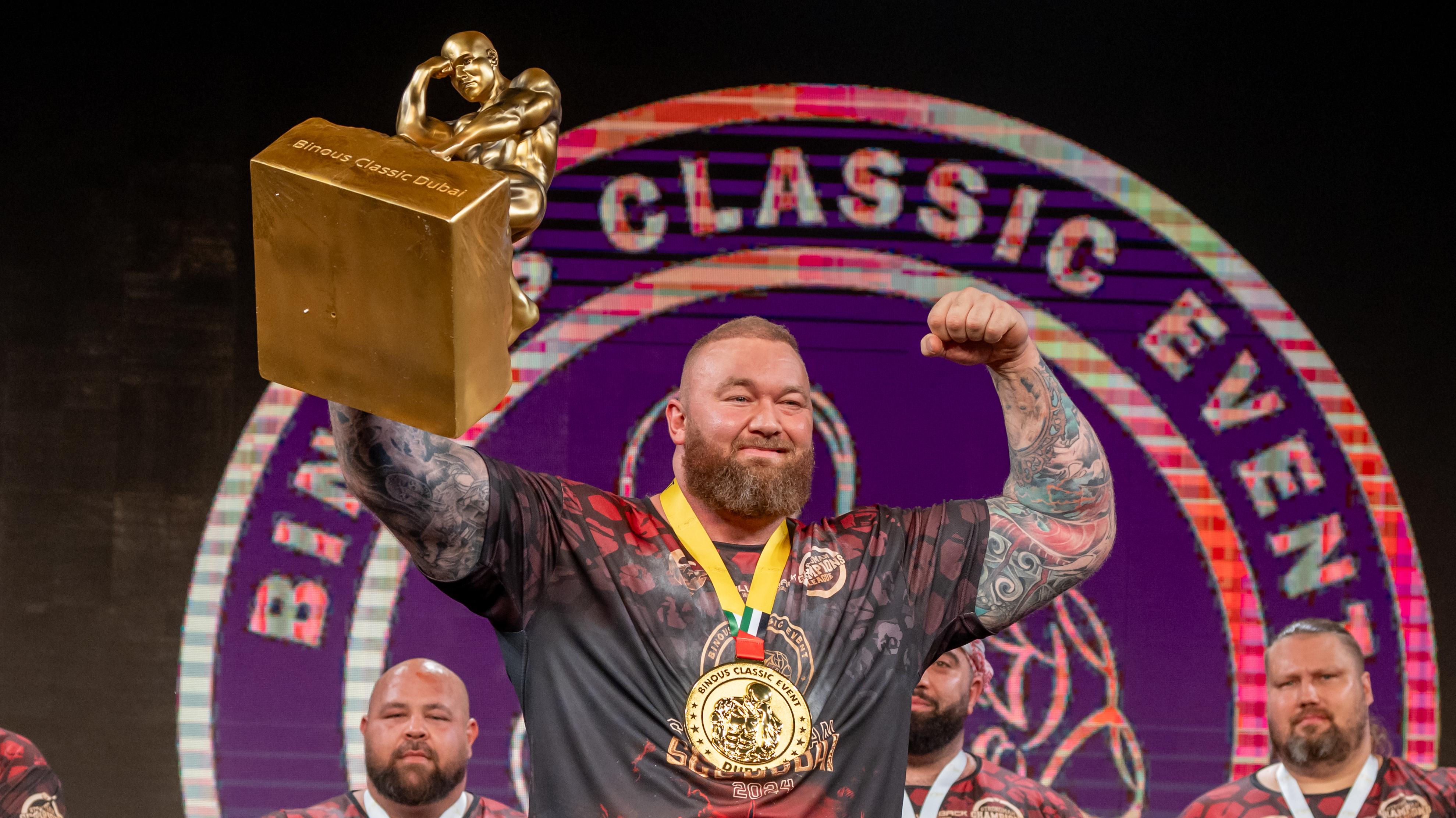Hafthor ‘The Mountain’ Bjornsson Sets World Record with 1,124-Pound Deadlift on Video