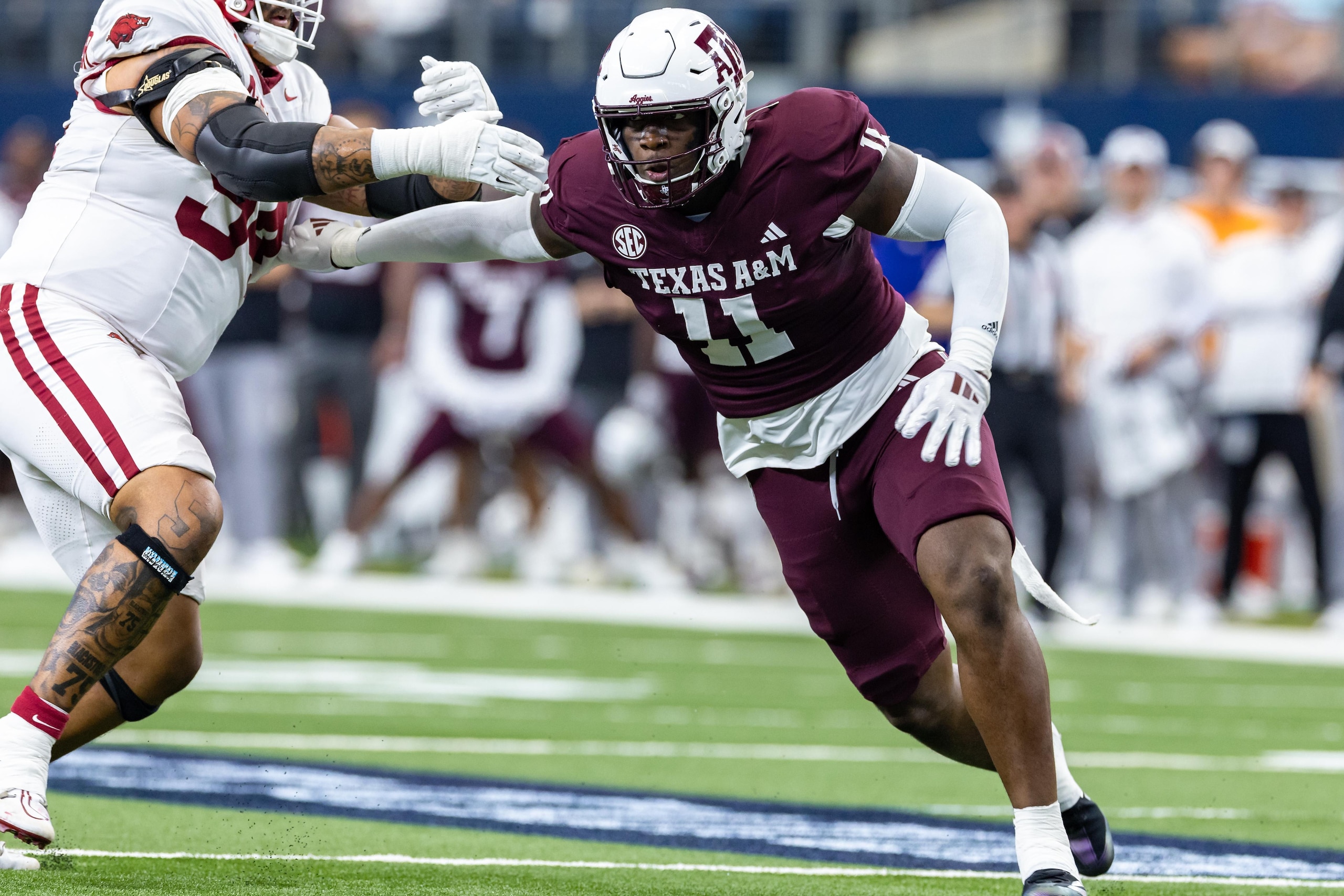 COLLEGE FOOTBALL: SEP 28 Southwest Classic - Arkansas vs Texas A&M