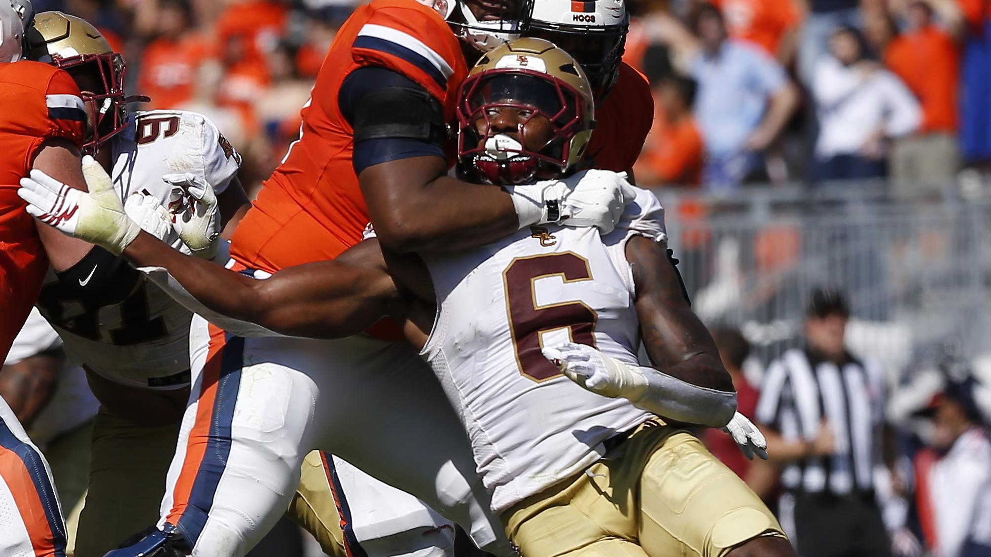 COLLEGE FOOTBALL: OCT 05 Boston College at Virginia