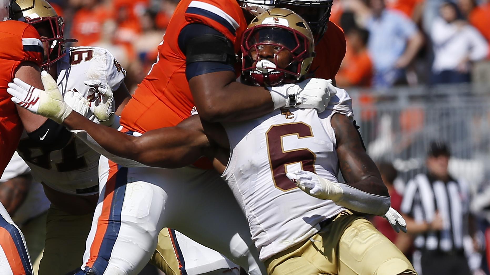 COLLEGE FOOTBALL: OCT 05 Boston College at Virginia