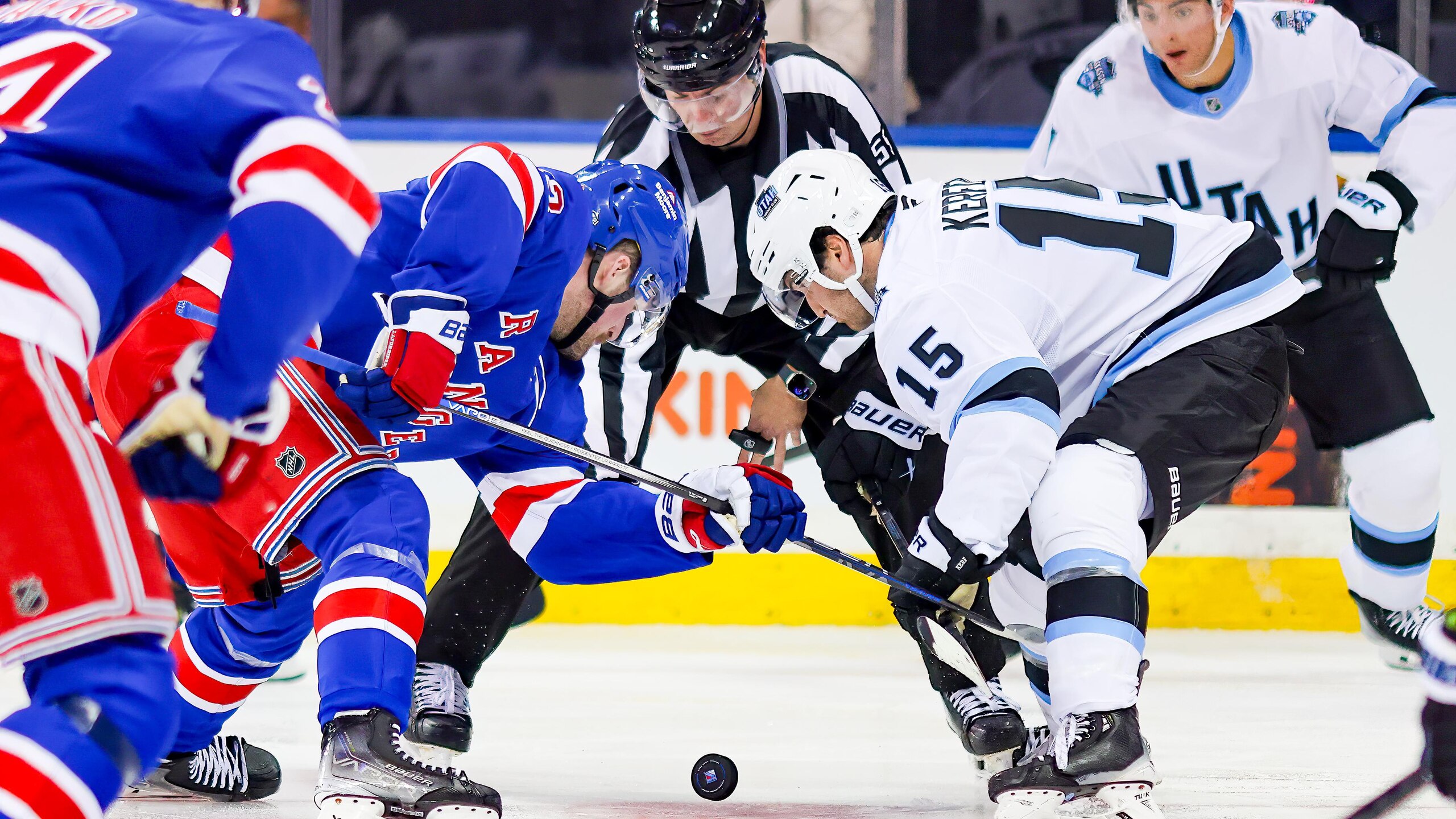 NHL: OCT 12 Utah Hockey Club at Rangers