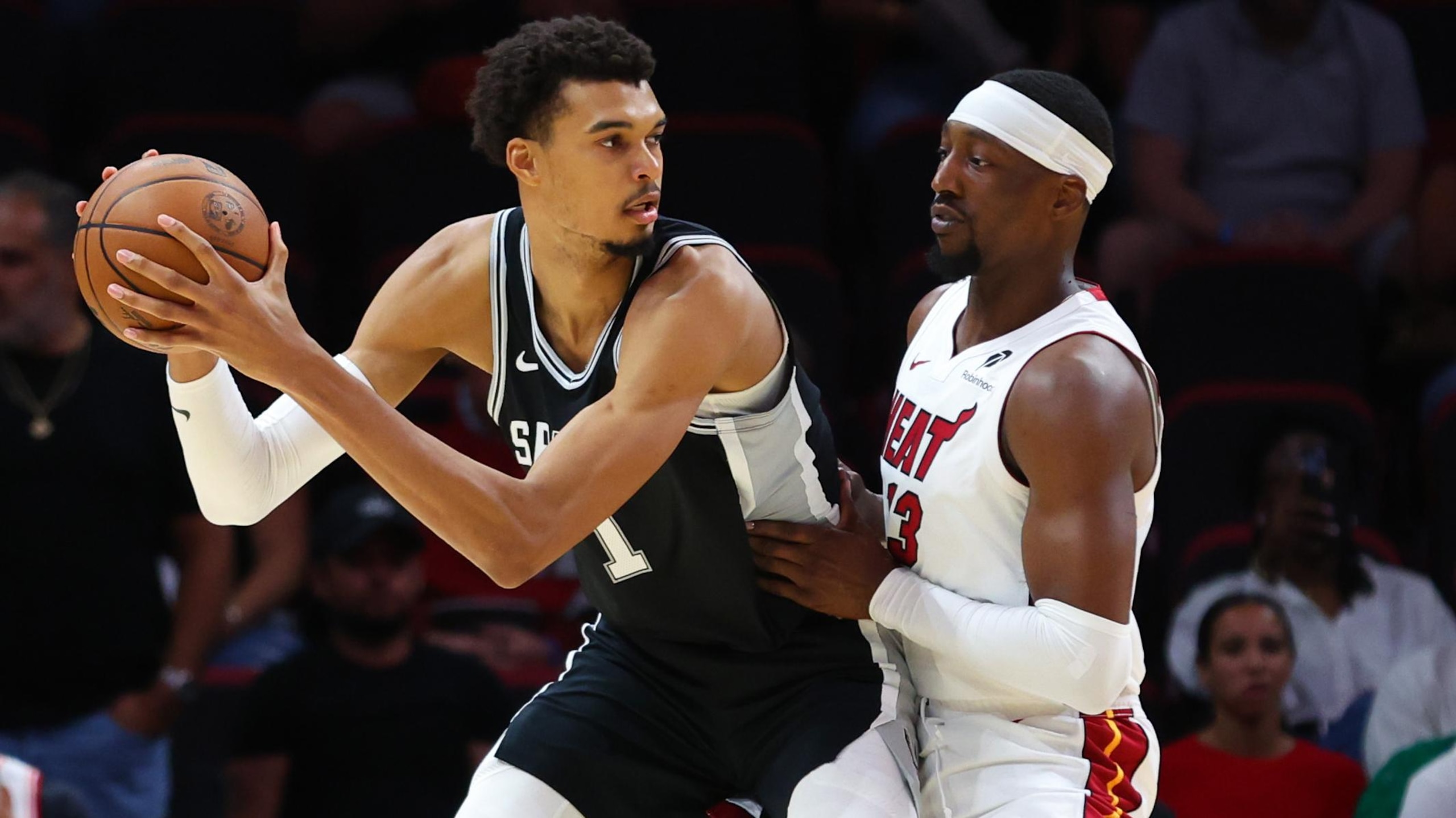 San Antonio Spurs v Miami Heat