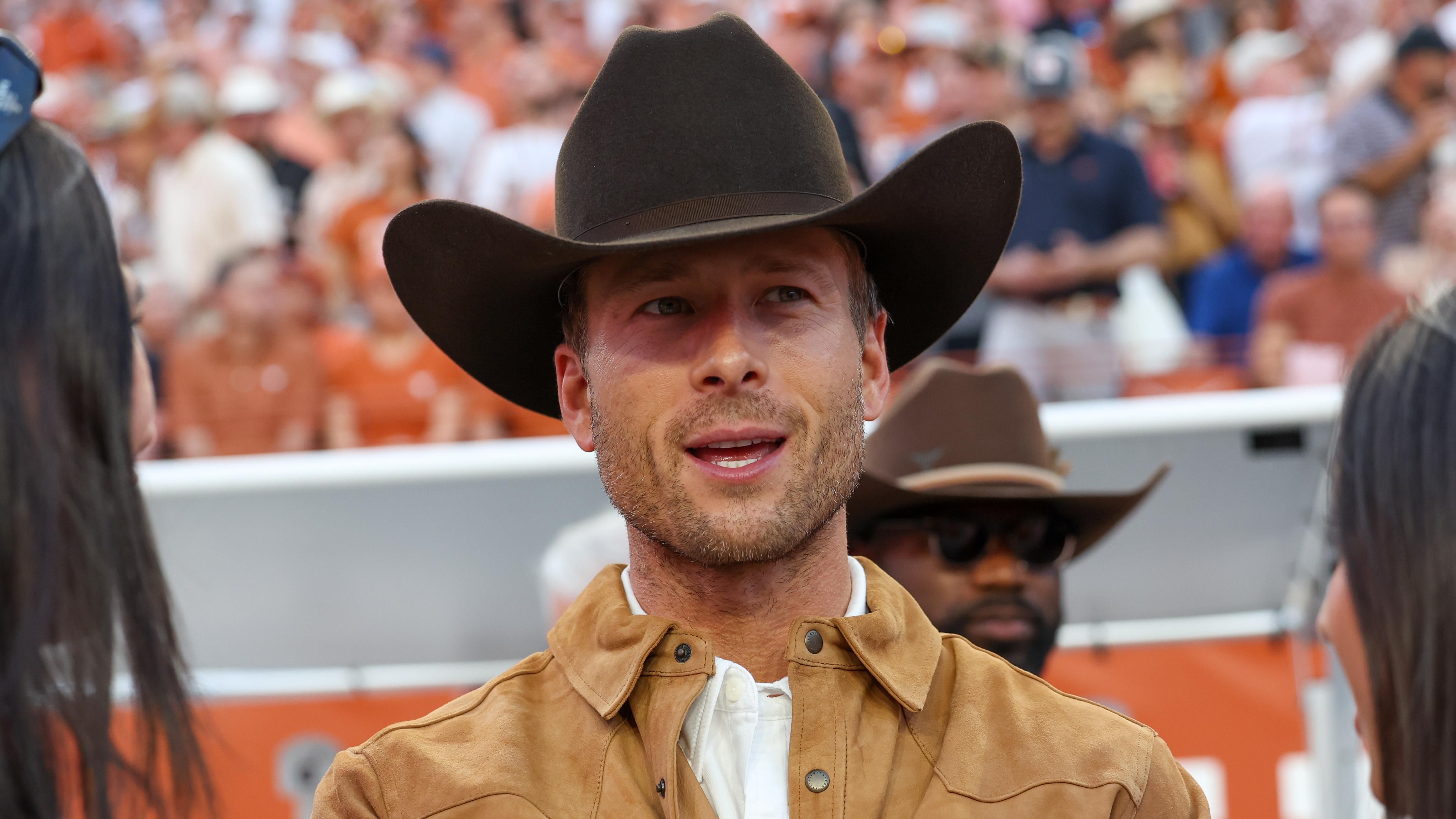 Glen Powell Awards Scholarship to Texas Football Walk-On Marshall Landwehr in Video