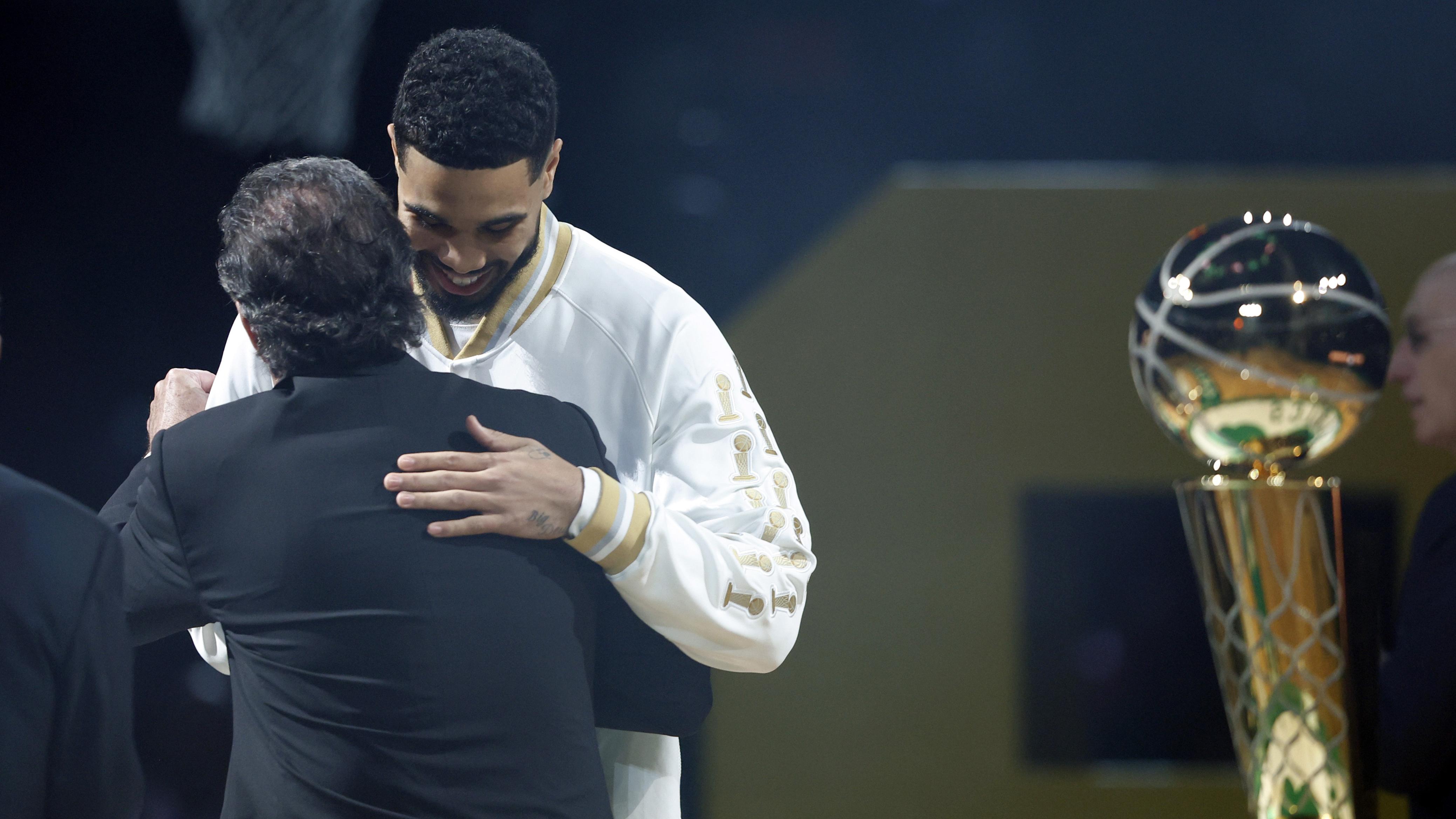 The Celtics are ready to move forward, but first they took a chance to look back