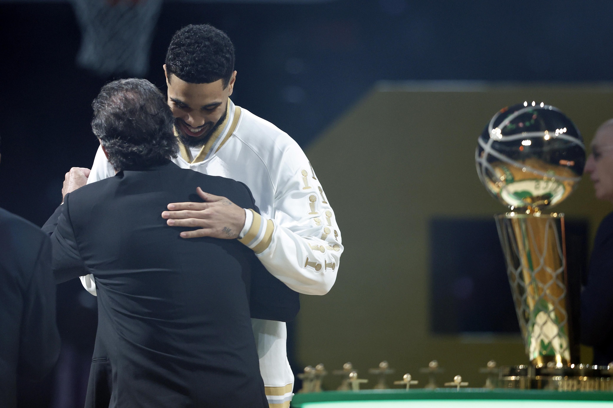 The Celtics are ready to move forward, but first they took a chance to look back