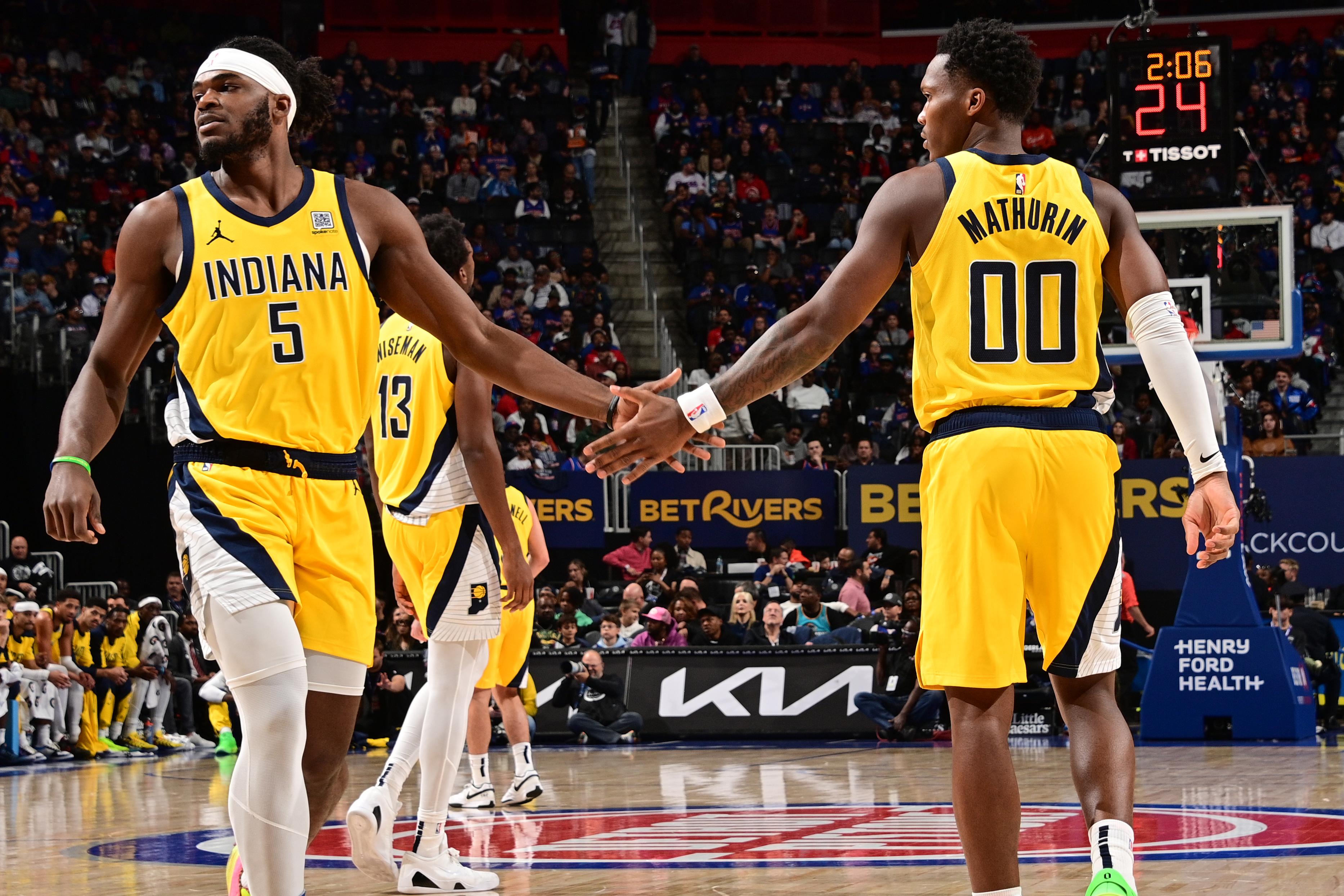 Indiana Pacers v Detroit Pistons