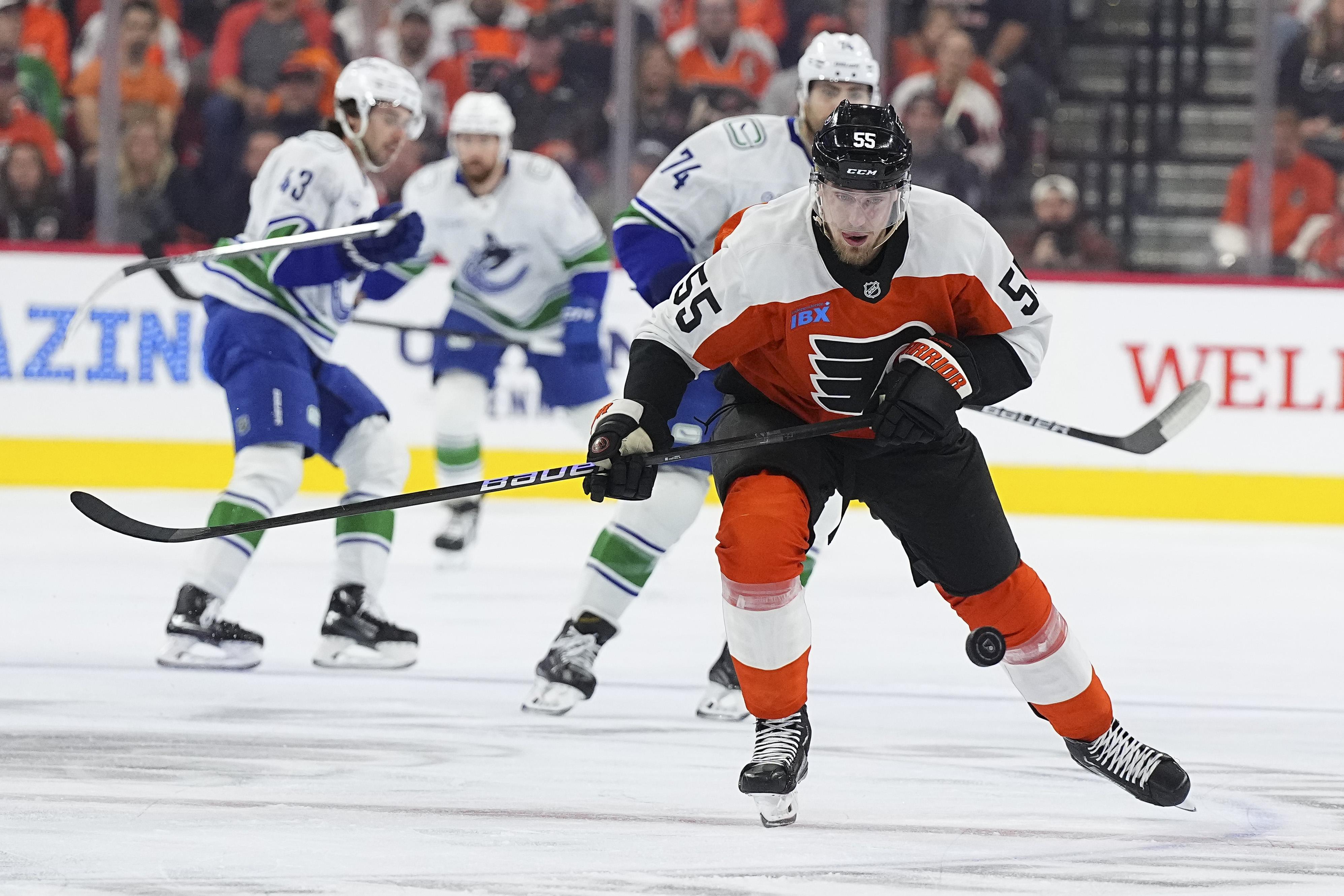 Vancouver Canucks v Philadelphia Flyers