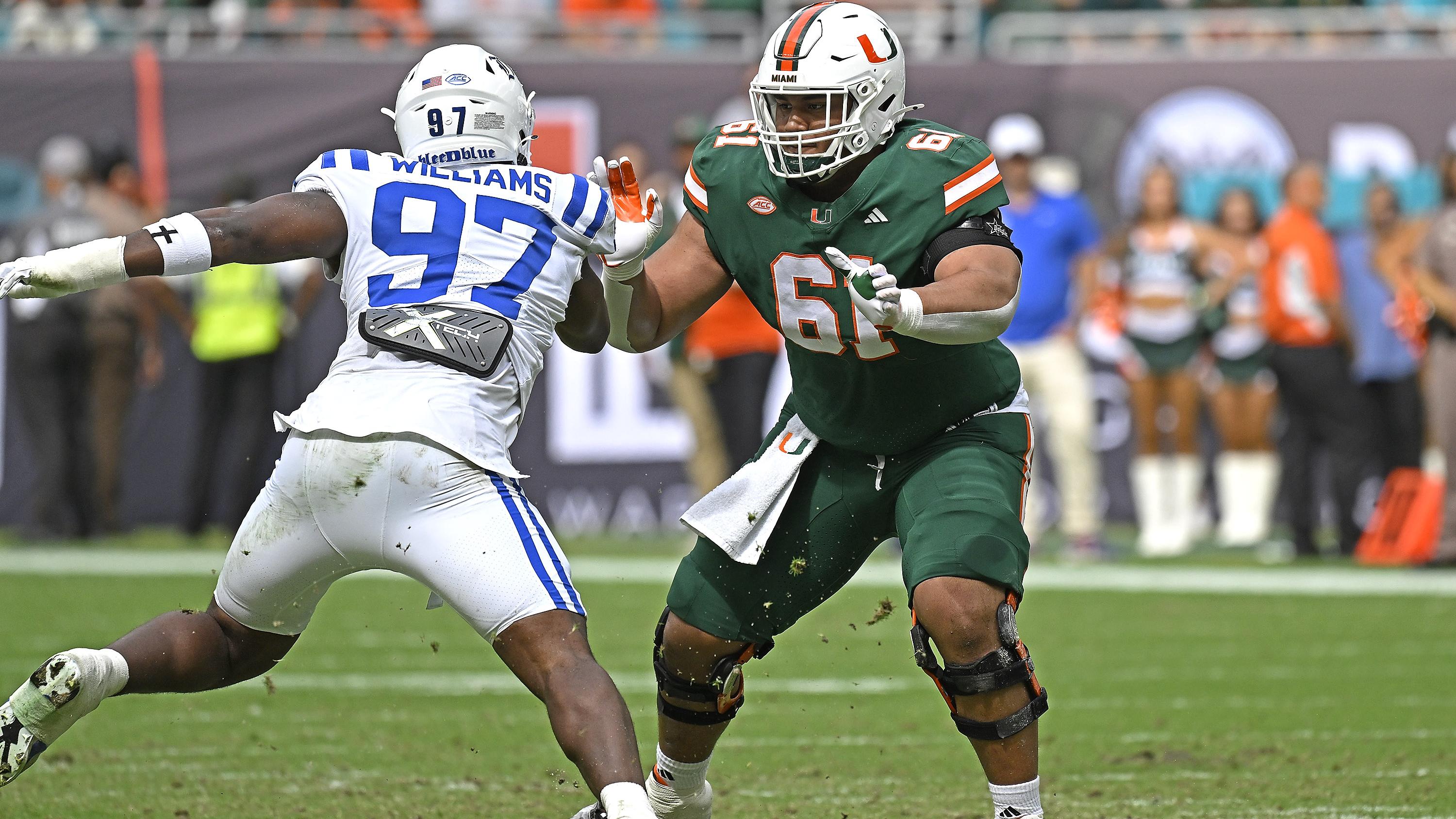 COLLEGE FOOTBALL: NOV 02 Duke at Miami