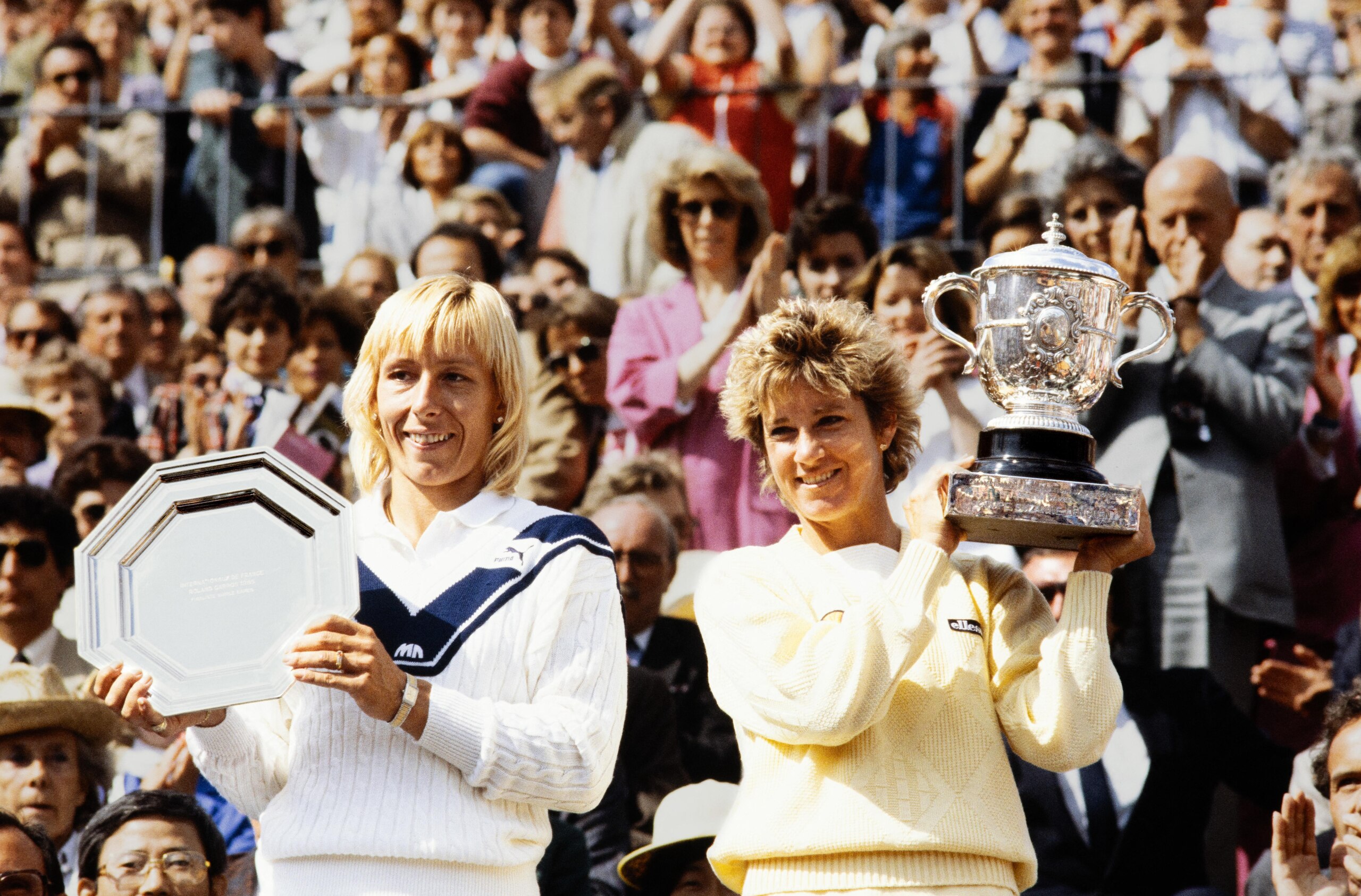 FRANCE-TENNIS-ROLAND GARROS-NAVRATILOVA-EVERT