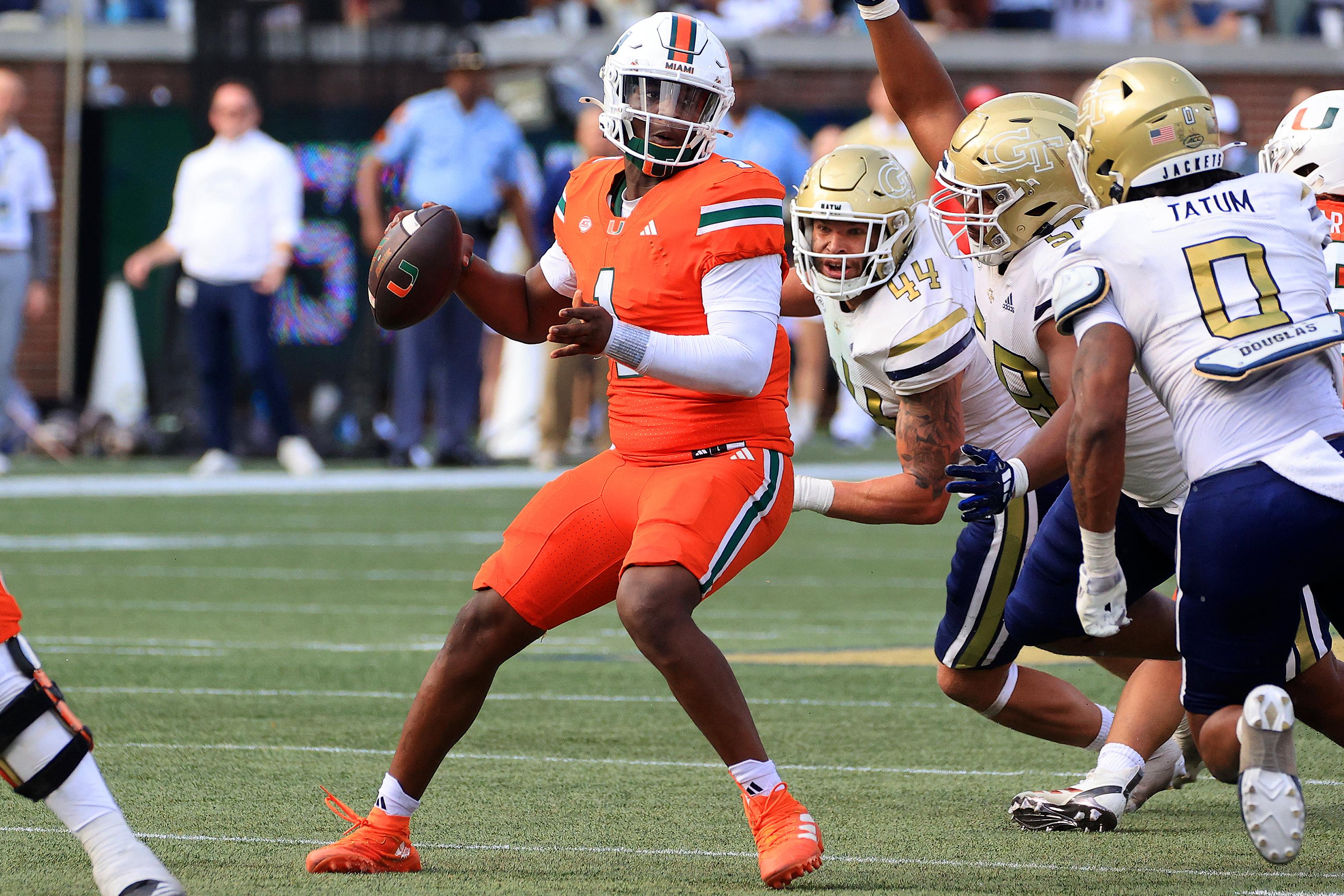 COLLEGE FOOTBALL: NOV 09 Miami at Georgia Tech