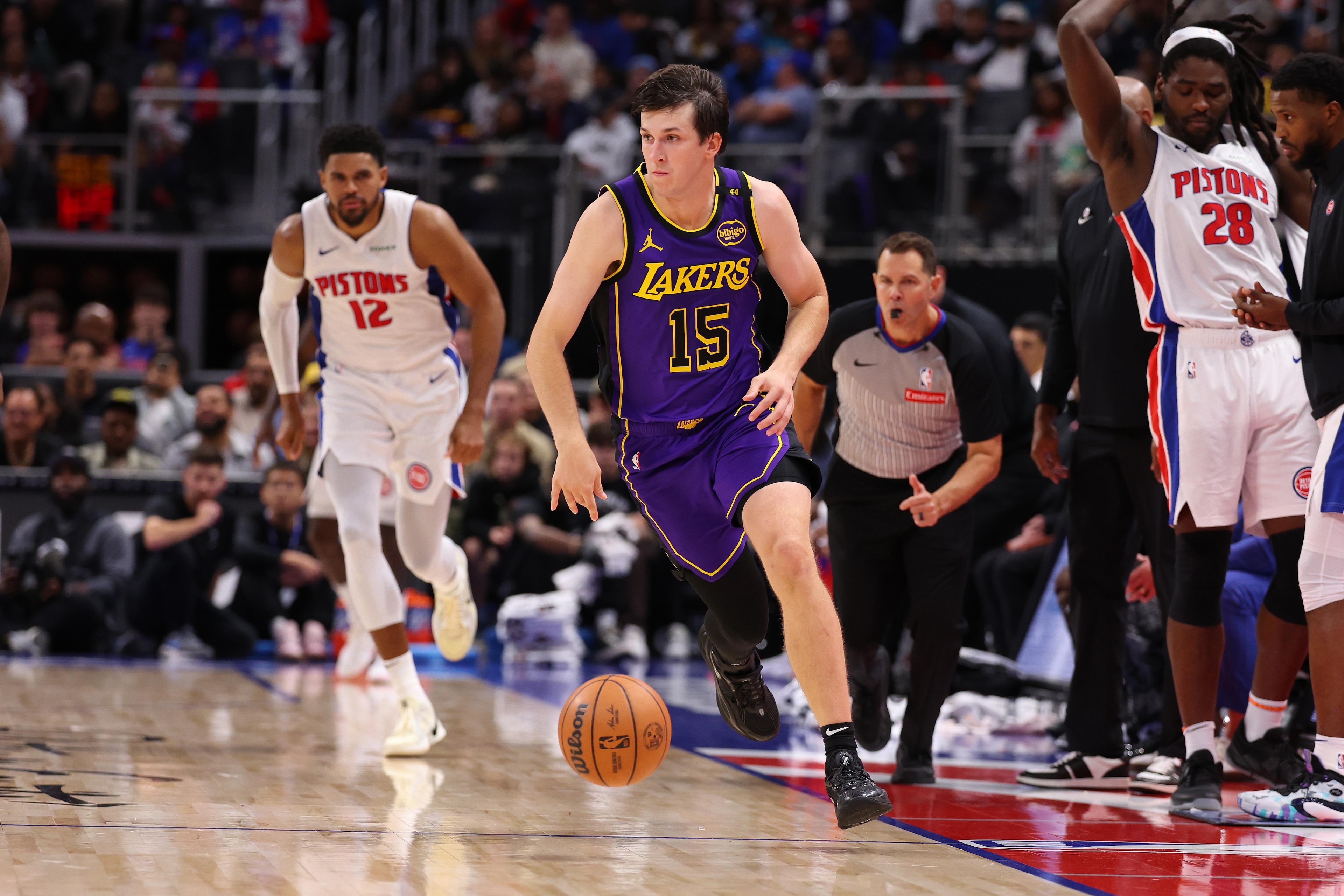Los Angeles Lakers v Detroit Pistons Los Angeles Lakers v Detroit Pistons