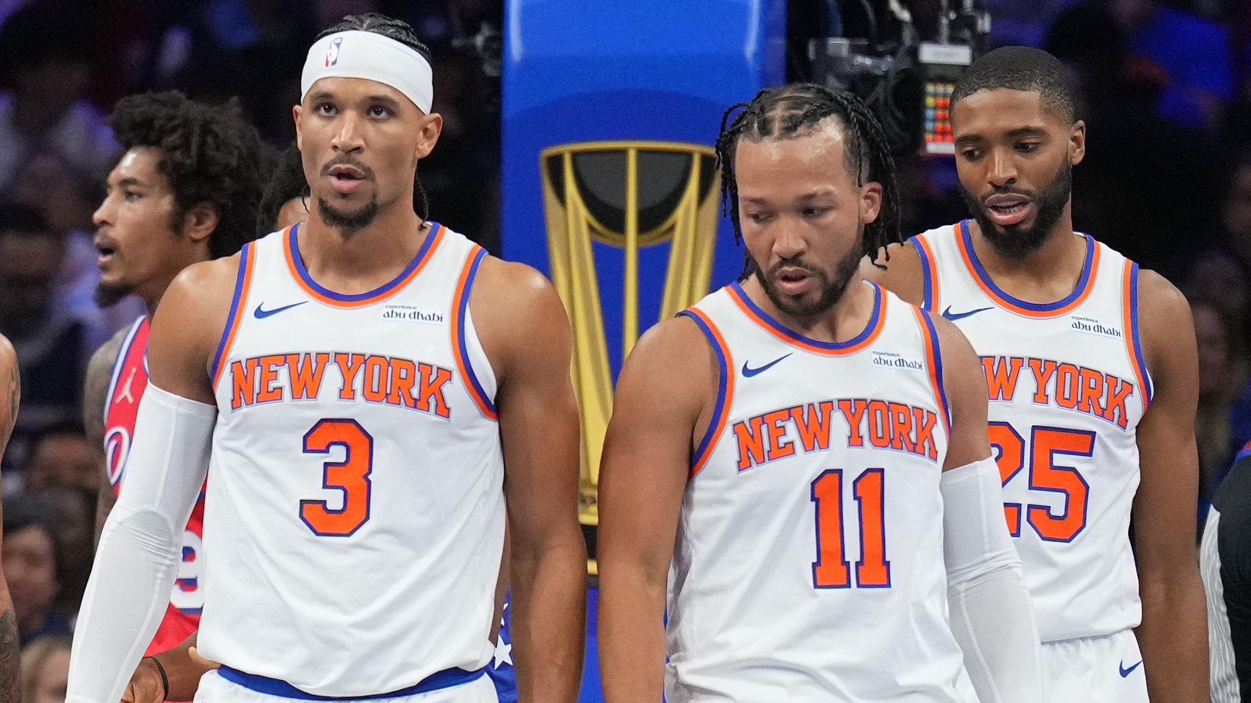 New York Knicks v Philadelphia 76ers - Emirates NBA Cup New York Knicks v Philadelphia 76ers - Emirates NBA Cup