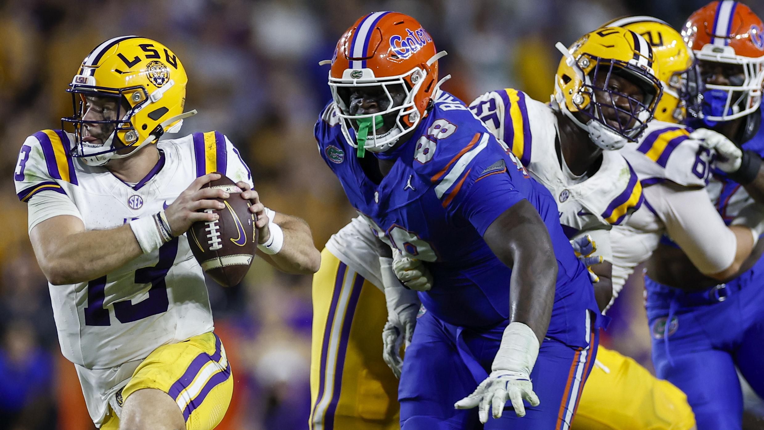 COLLEGE FOOTBALL: NOV 16 LSU at Florida