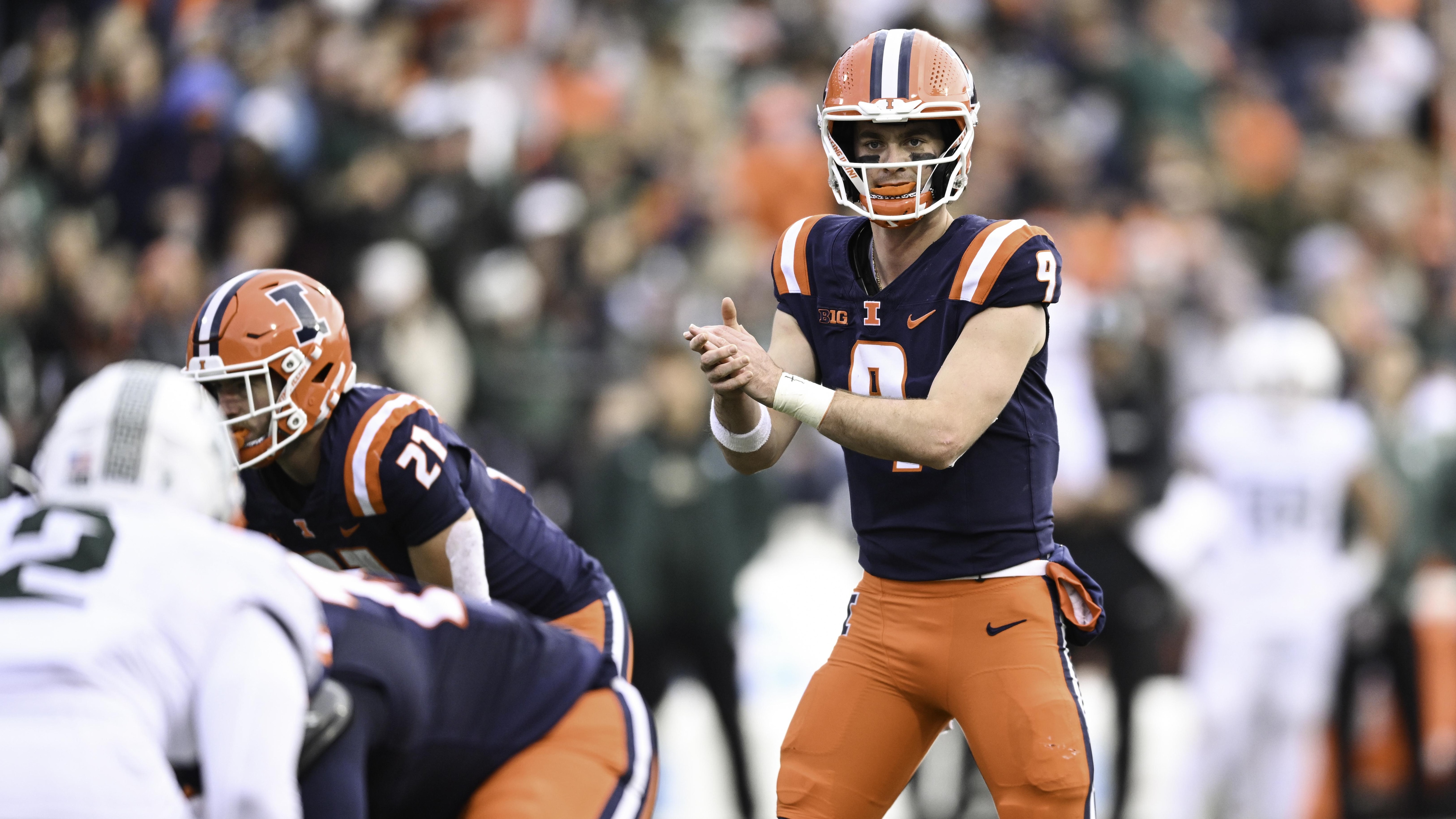 COLLEGE FOOTBALL: NOV 16 Michigan State at Illinois