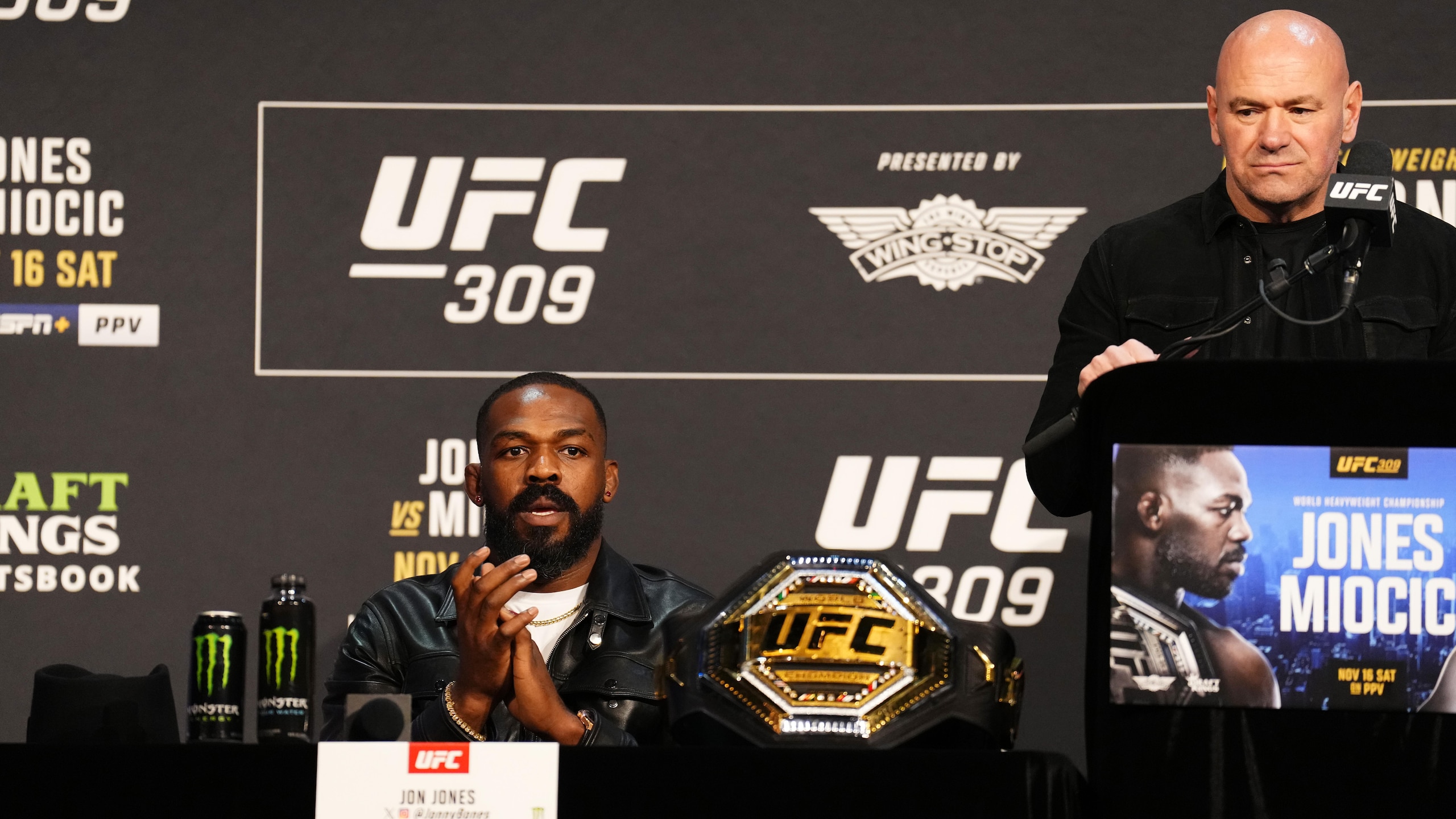 UFC 309: Jones v Miocic - Press Conference UFC 309: Jones v Miocic - Press Conference