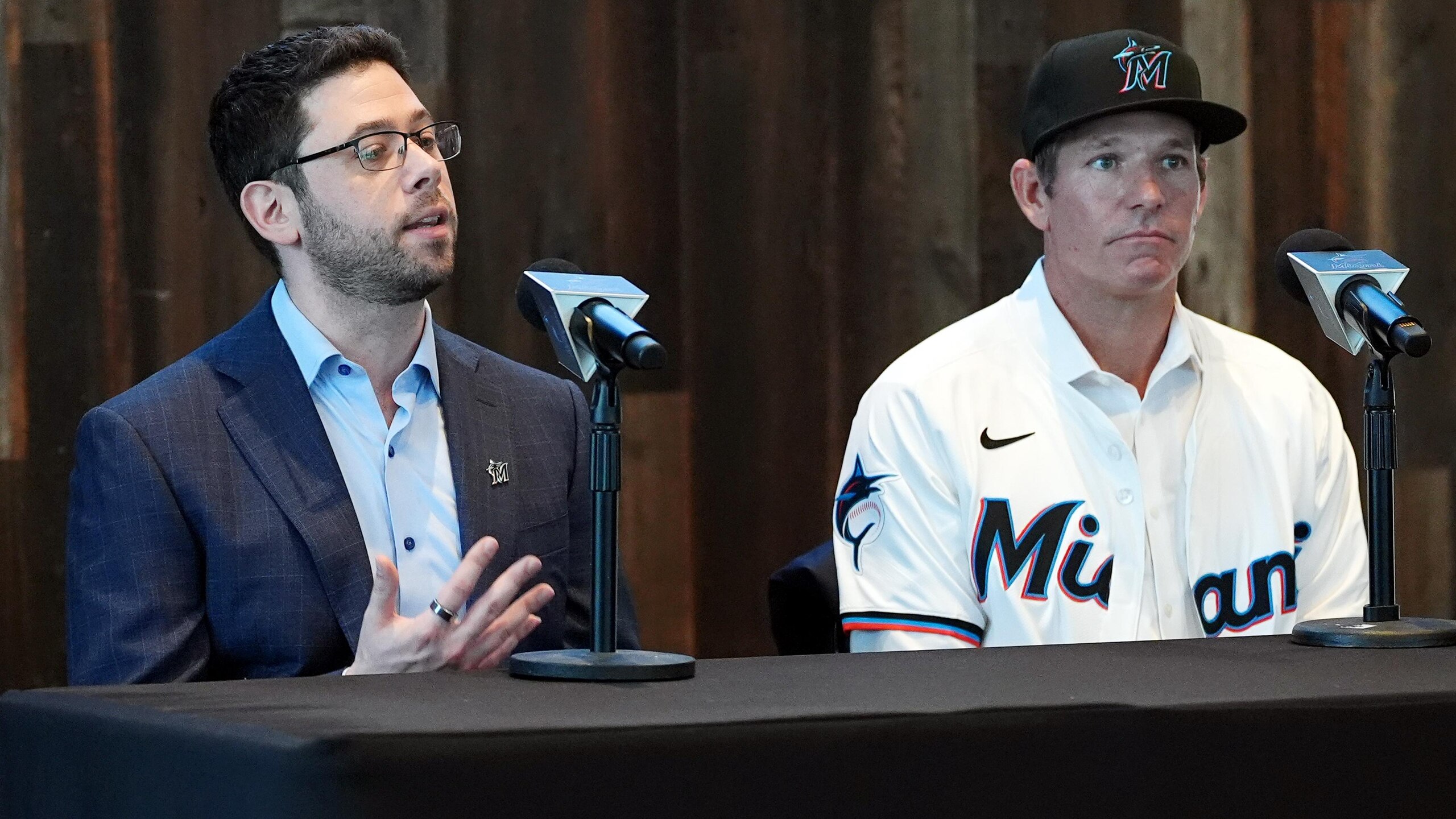 Miami Marlins Introduce Manager Clayton McCullough Miami Marlins Introduce Manager Clayton McCullough