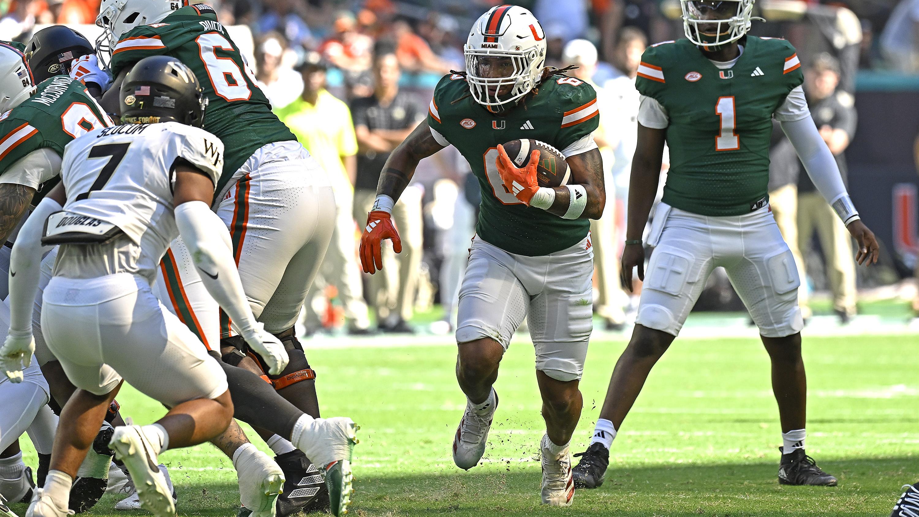 COLLEGE FOOTBALL: NOV 23 Wake Forest at Miami