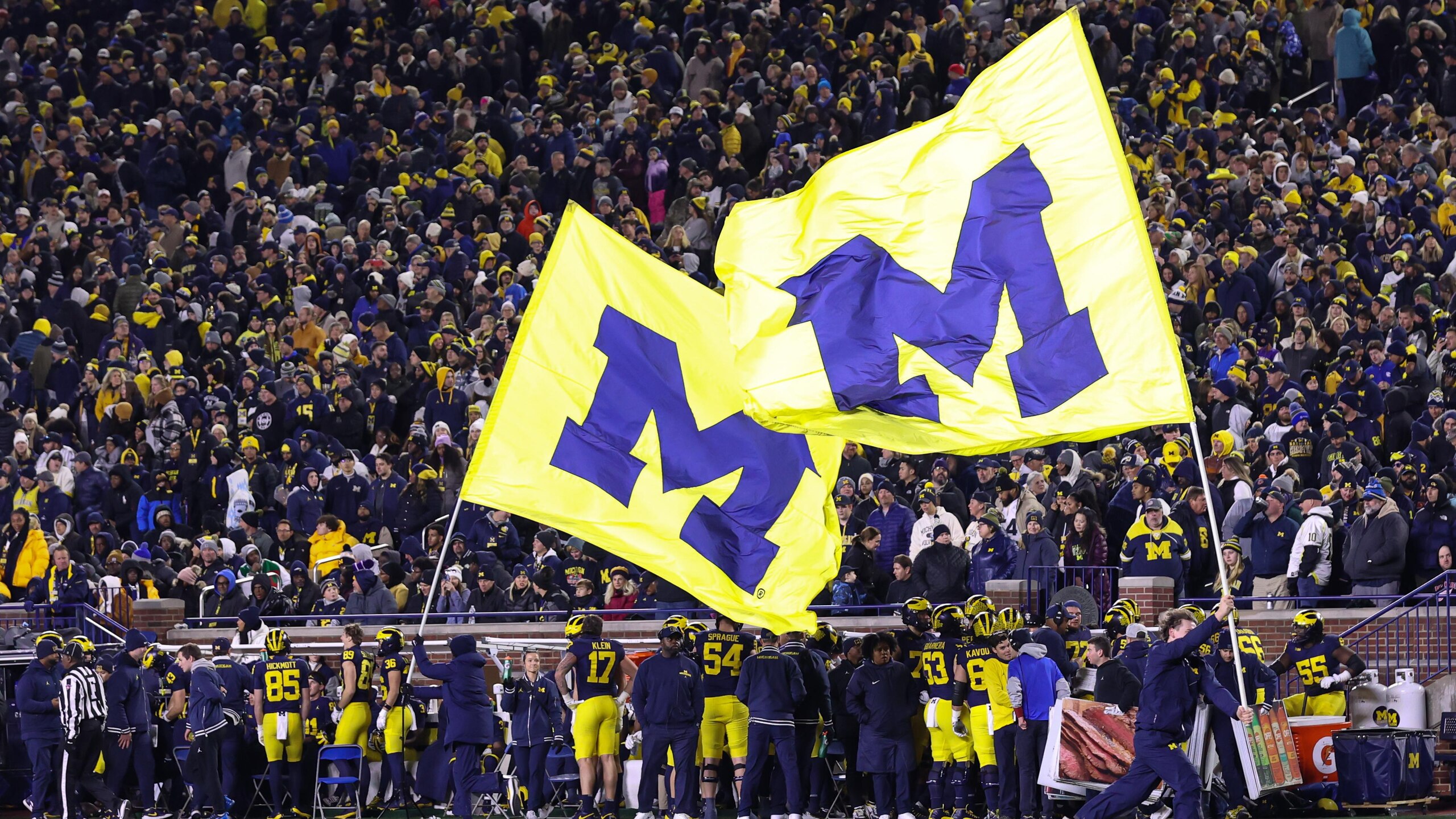 COLLEGE FOOTBALL: NOV 23 Northwestern at Michigan COLLEGE FOOTBALL: NOV 23 Northwestern at Michigan