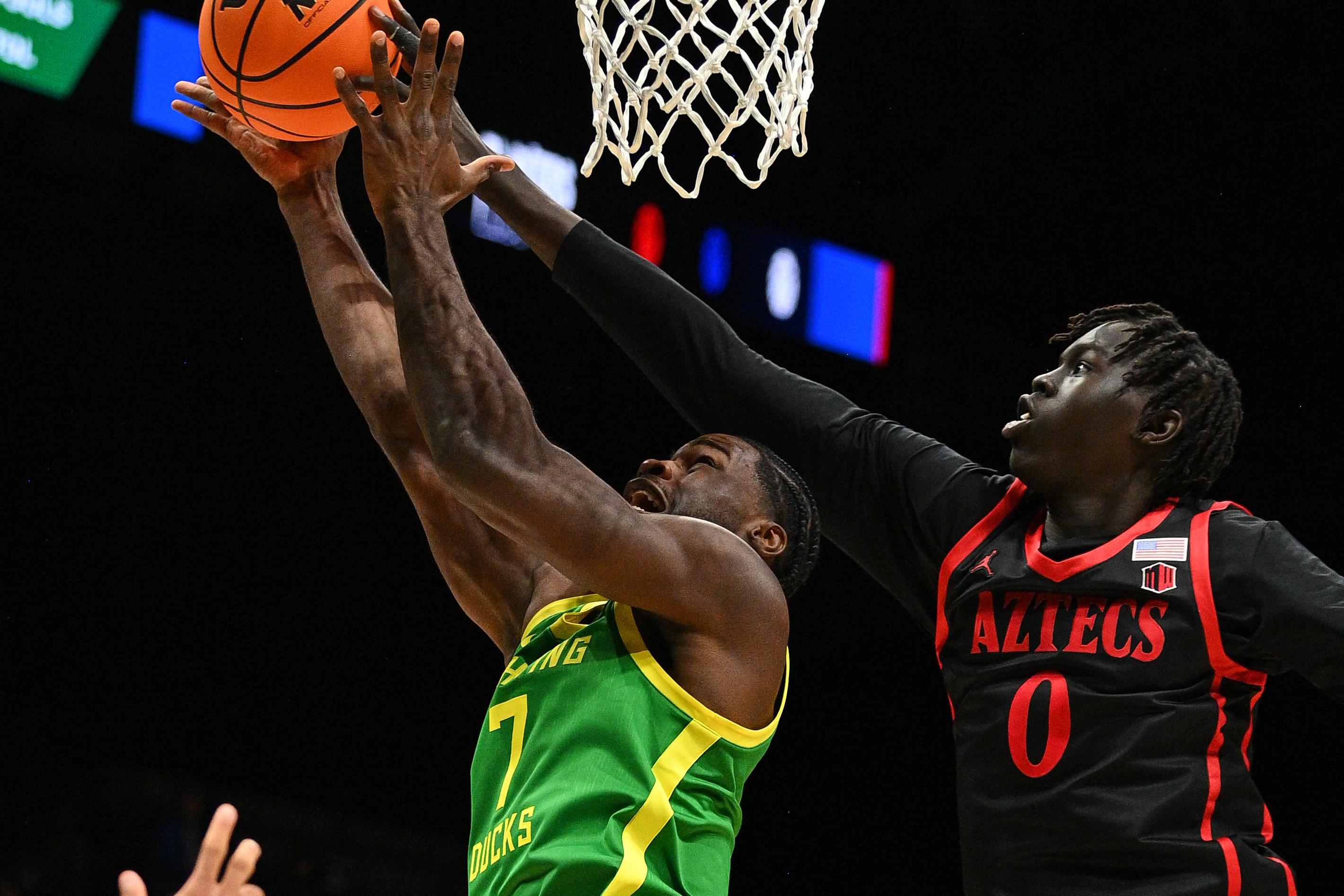 COLLEGE BASKETBALL: NOV 27 Players Era Festival Oregon vs San Diego State