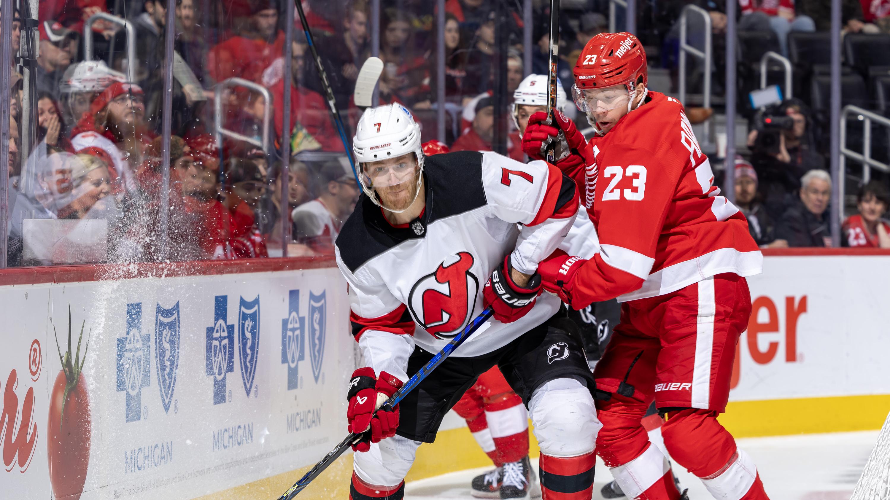 New Jersey Devils v Detroit Red Wings