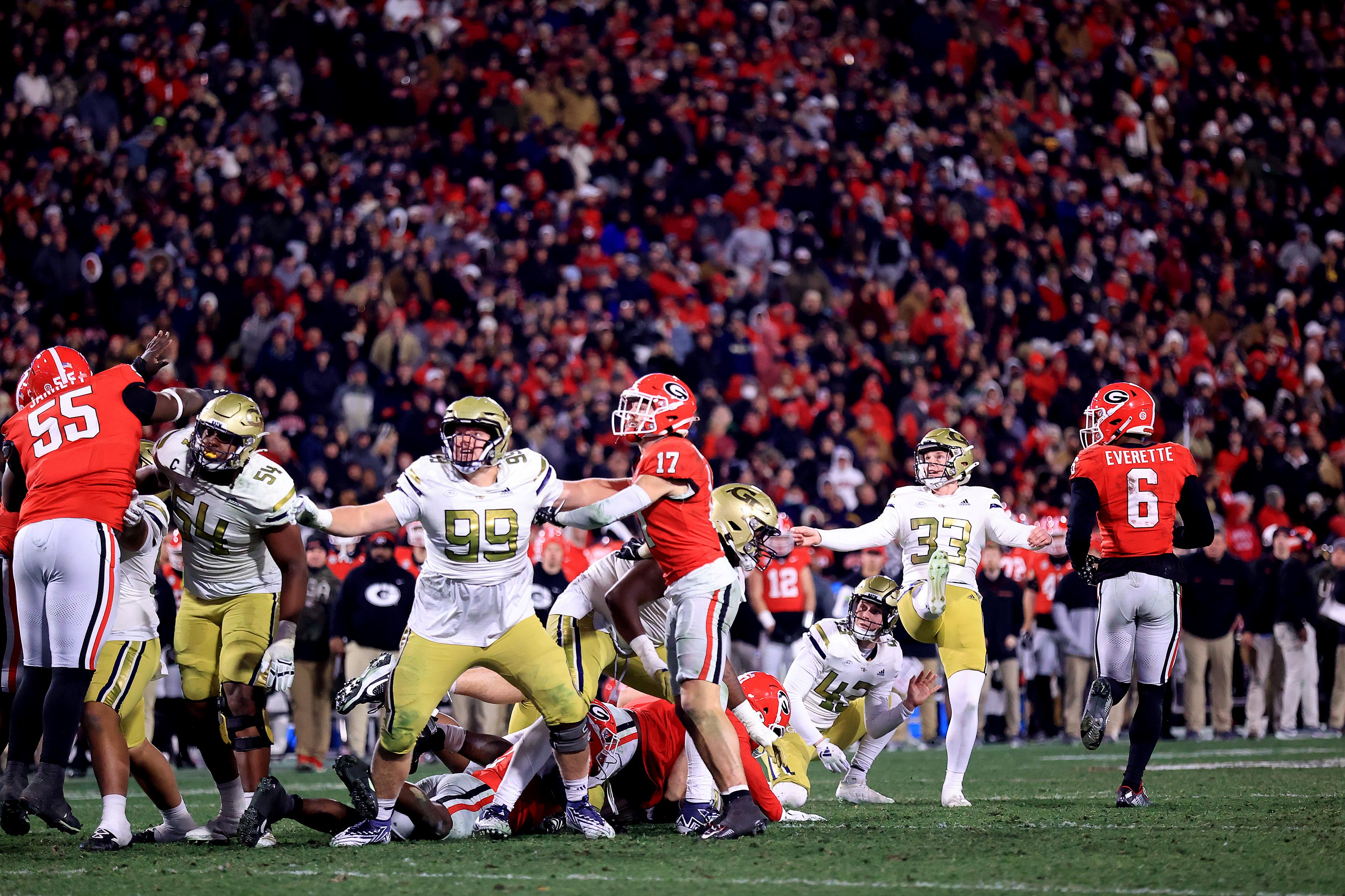 COLLEGE FOOTBALL: NOV 29 Georgia Tech at Georgia COLLEGE FOOTBALL: NOV 29 Georgia Tech at Georgia