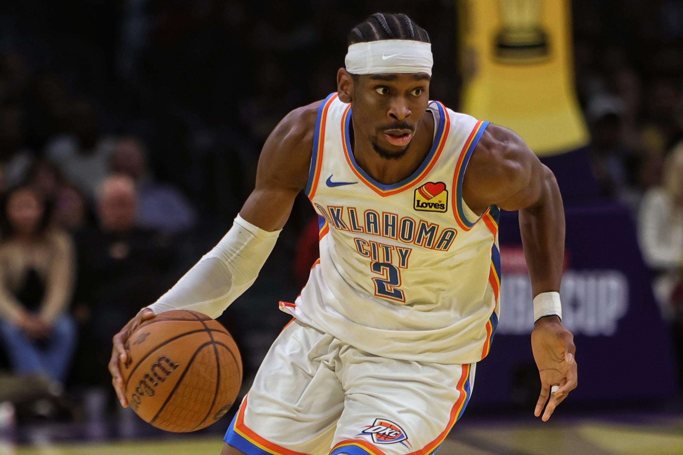 Oklahoma City Thunder v Los Angeles Lakers - Emirates NBA Cup