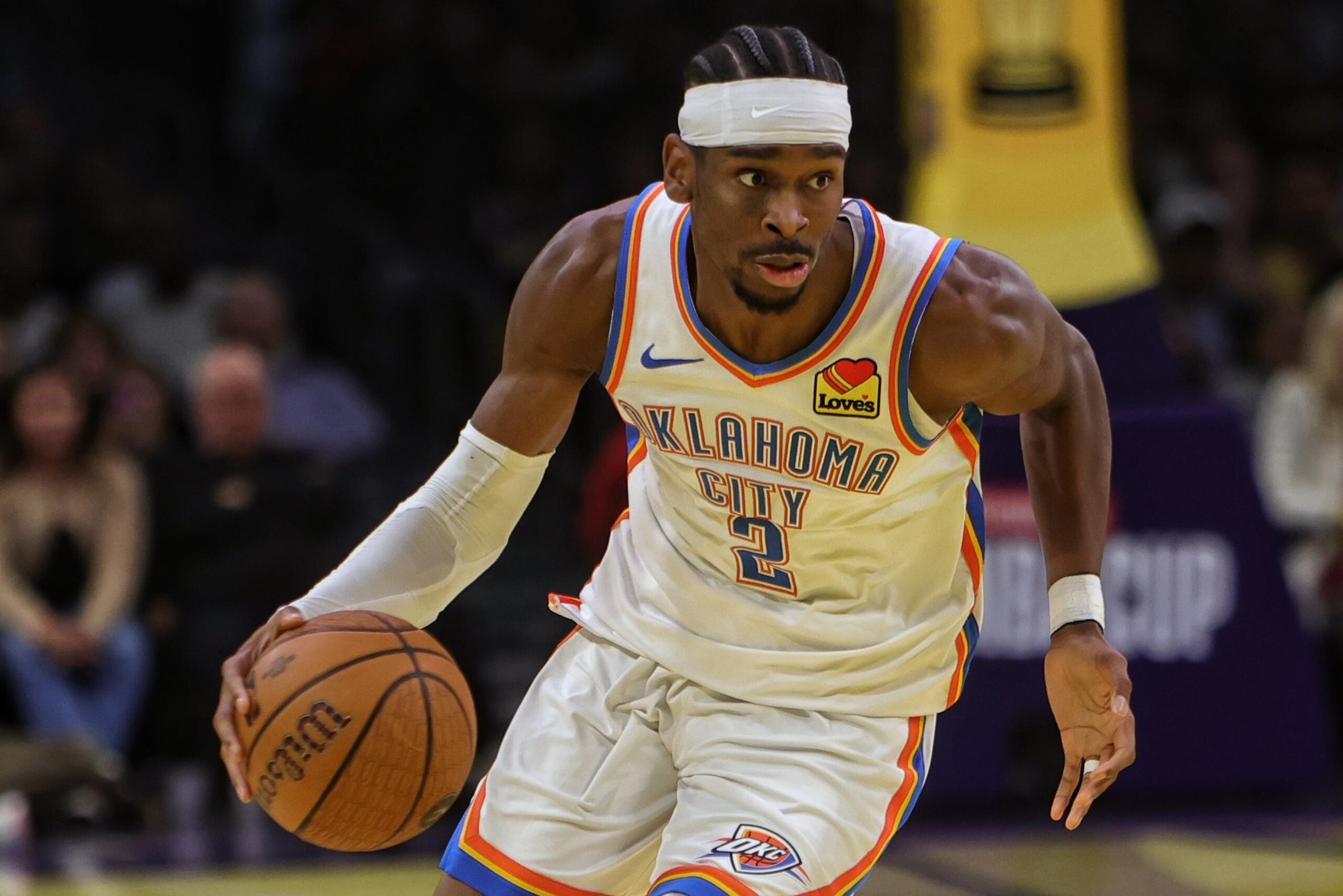 Oklahoma City Thunder v Los Angeles Lakers - Emirates NBA Cup