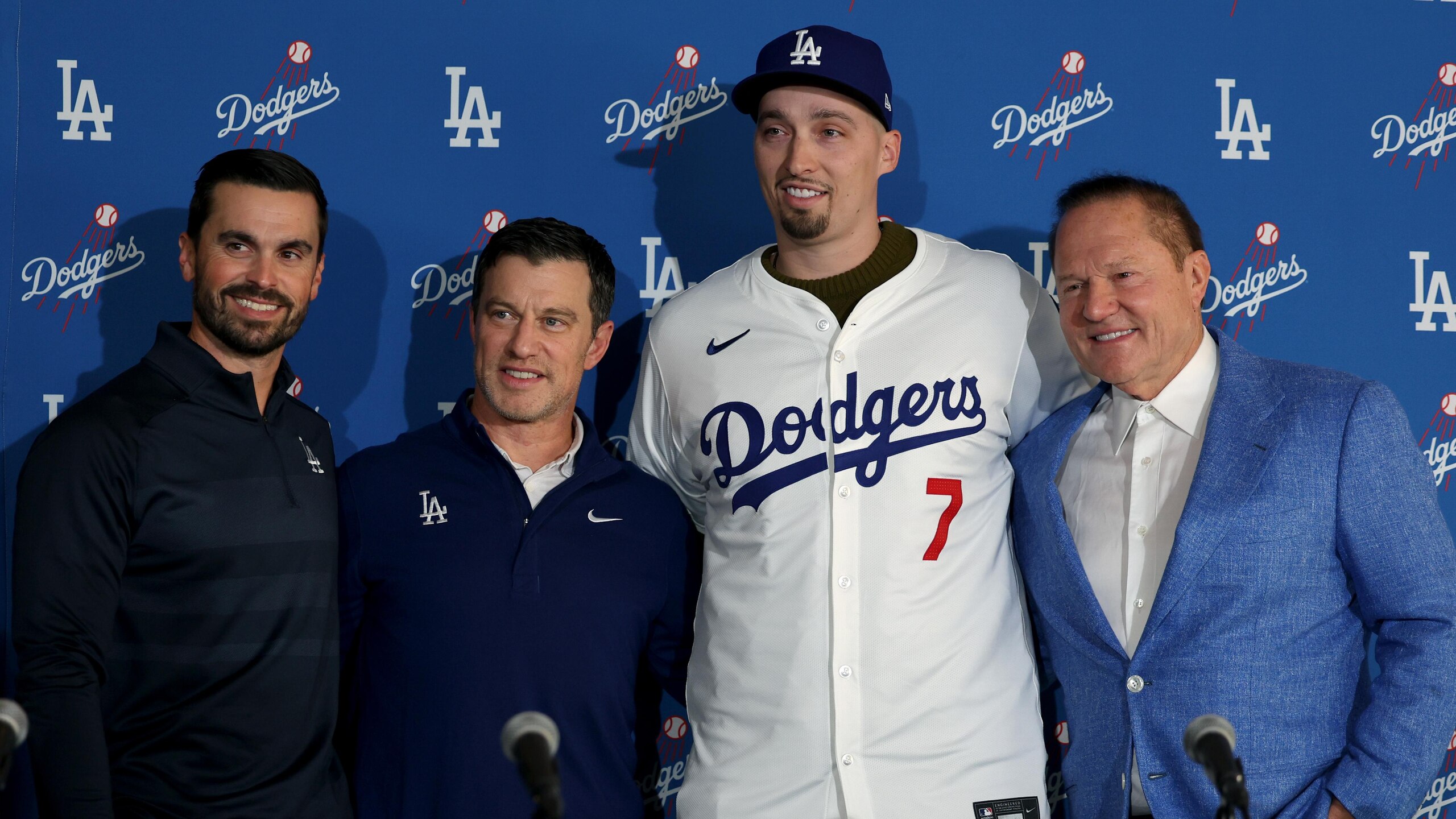 Los Angeles Dodgers Introduce Blake Snell