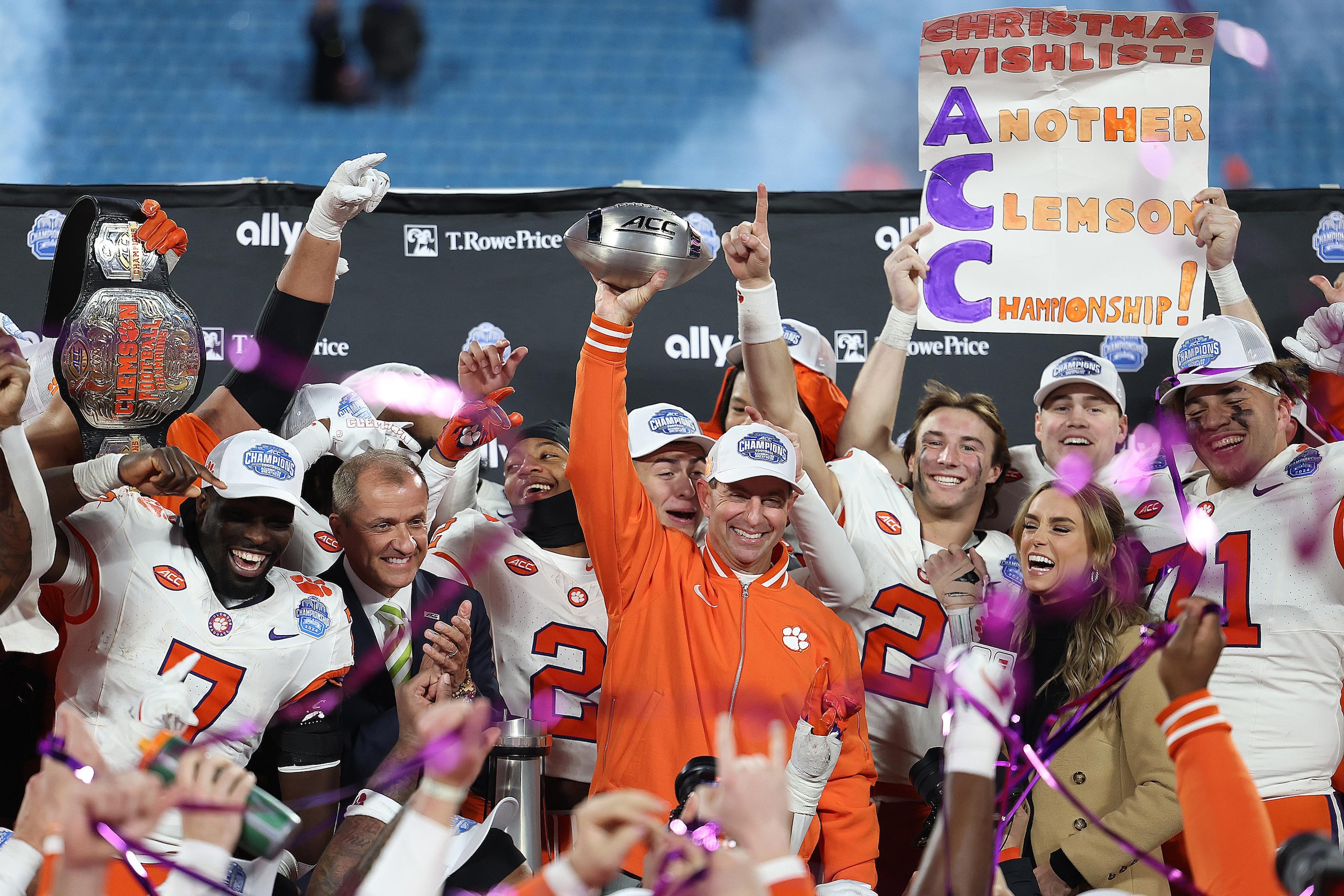 COLLEGE FOOTBALL: DEC 07 ACC Championship Game SMU vs Clemson COLLEGE FOOTBALL: DEC 07 ACC Championship Game SMU vs Clemson