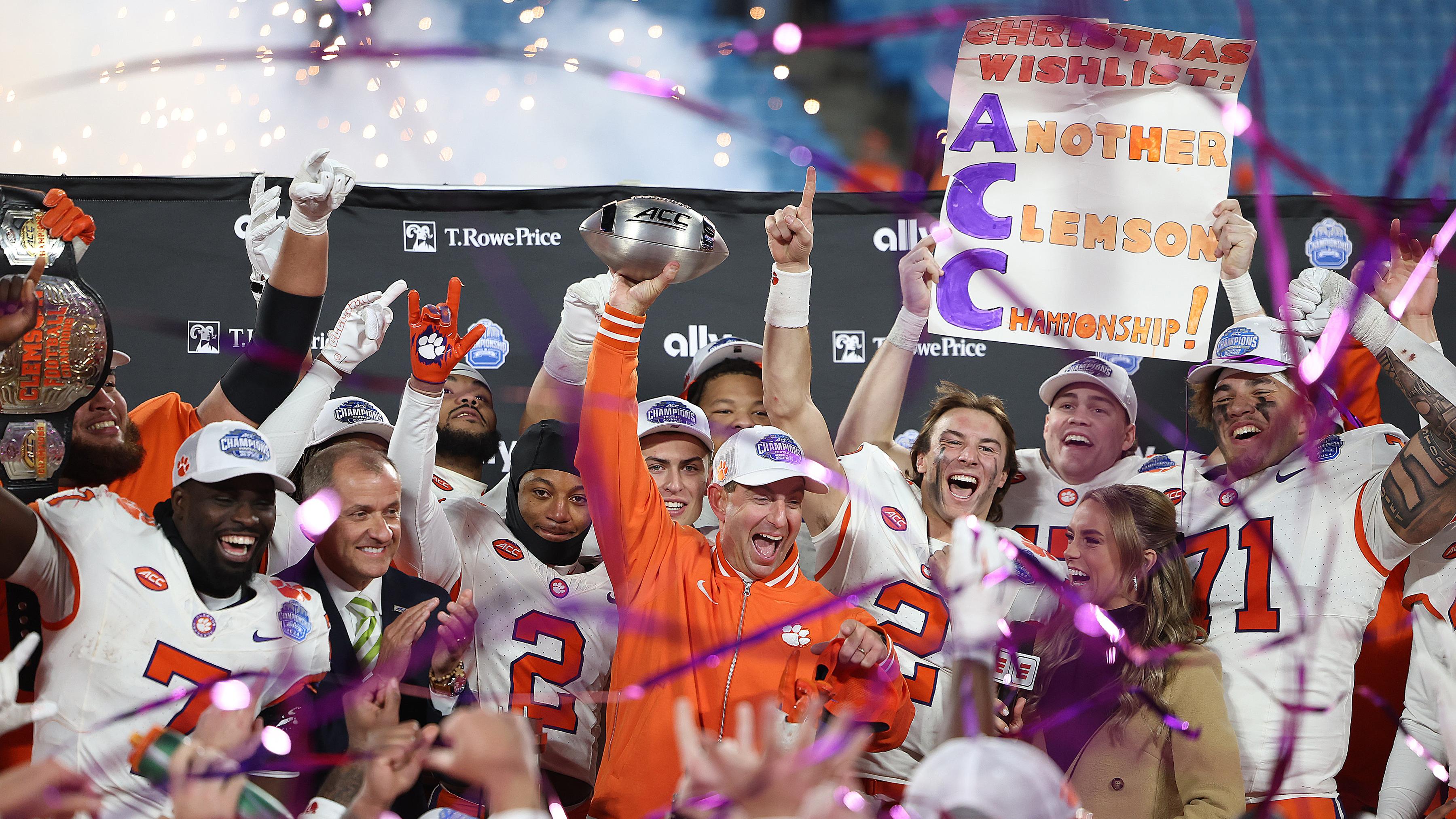 COLLEGE FOOTBALL: DEC 07 ACC Championship Game SMU vs Clemson