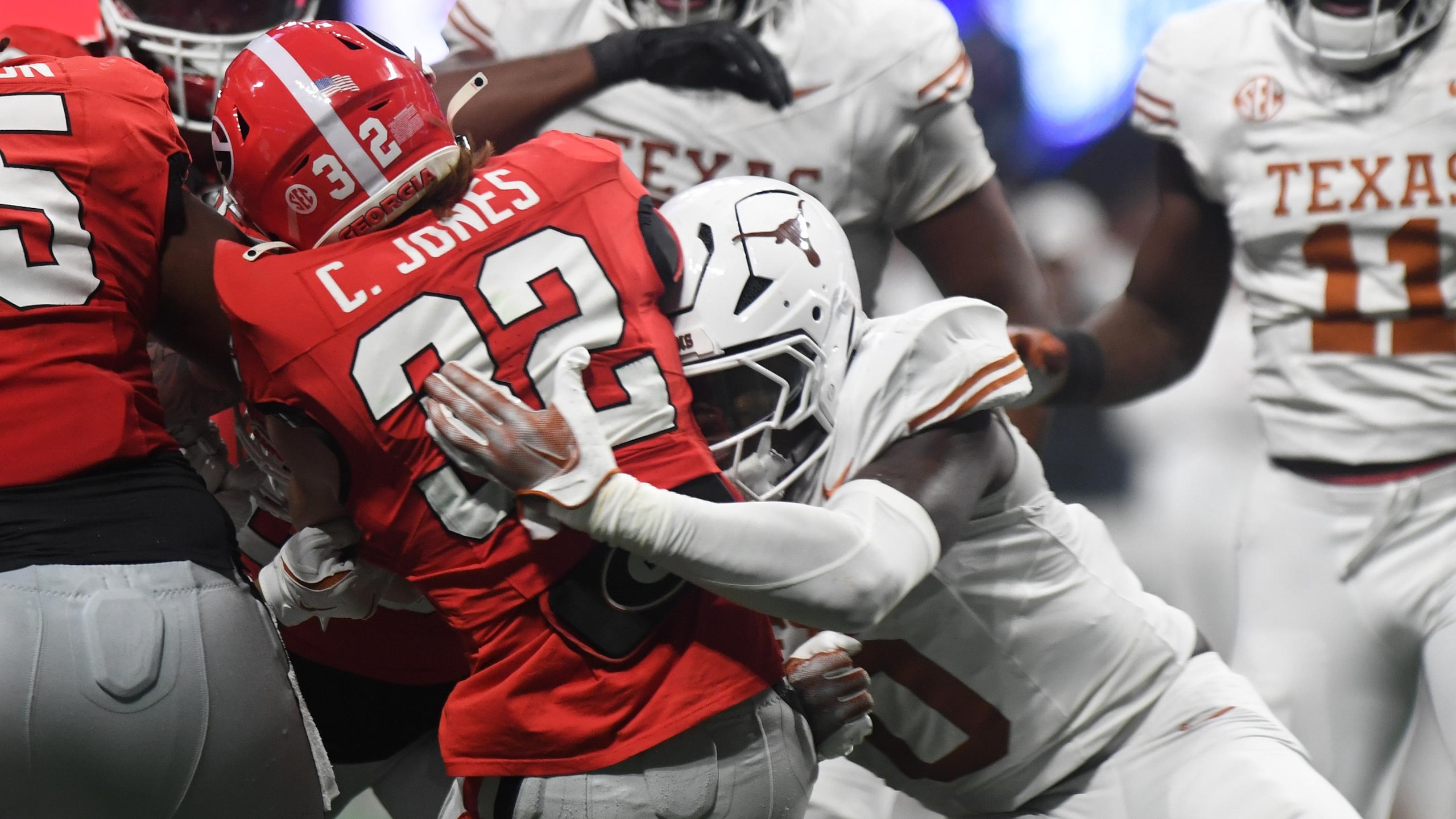 COLLEGE FOOTBALL: DEC 07 SEC Championship Game - Georgia vs Texas