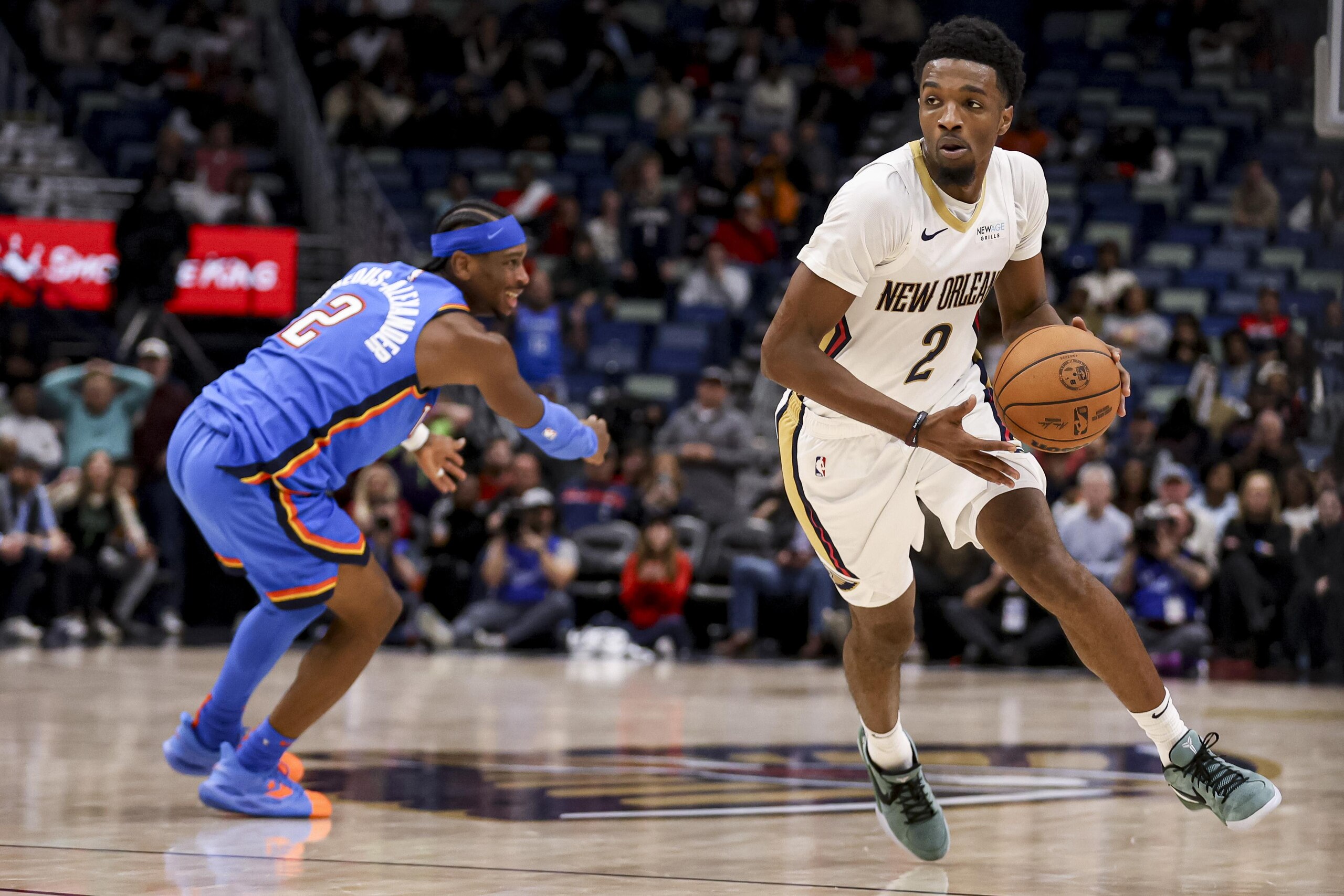 Oklahoma City Thunder v New Orleans Pelicans Oklahoma City Thunder v New Orleans Pelicans