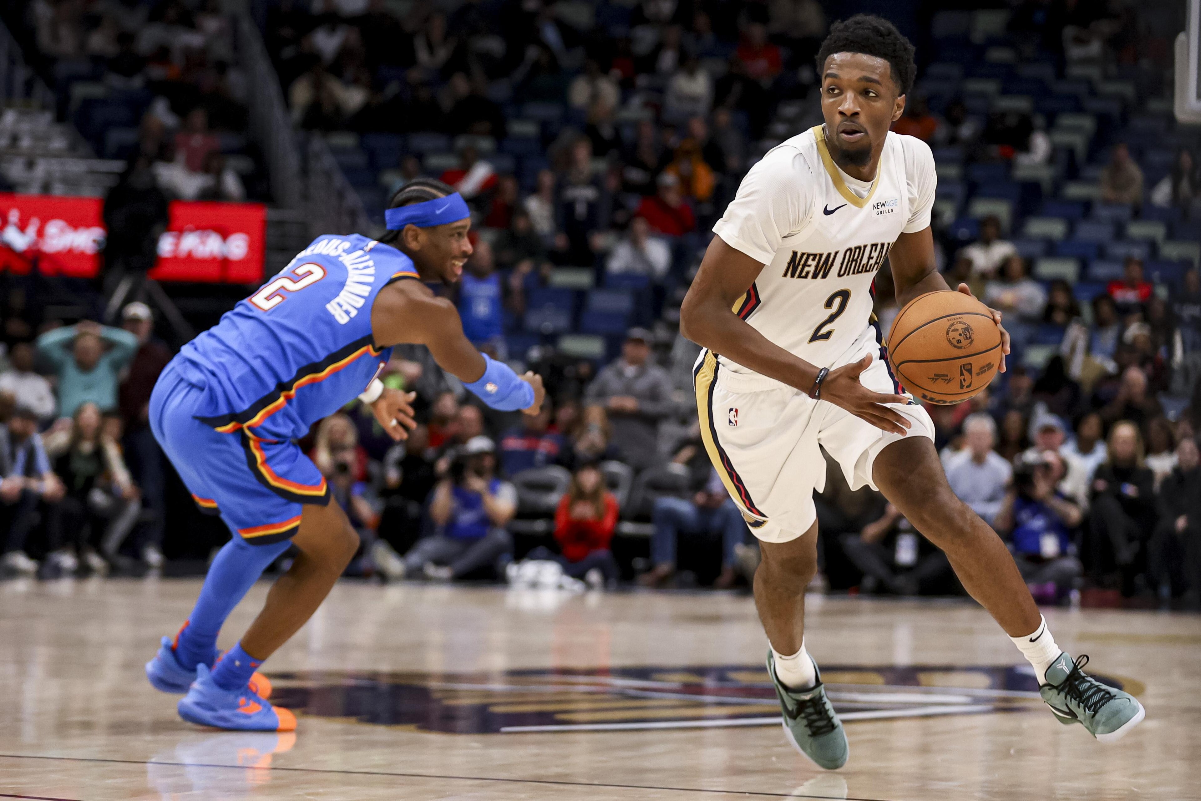 Oklahoma City Thunder v New Orleans Pelicans Oklahoma City Thunder v New Orleans Pelicans