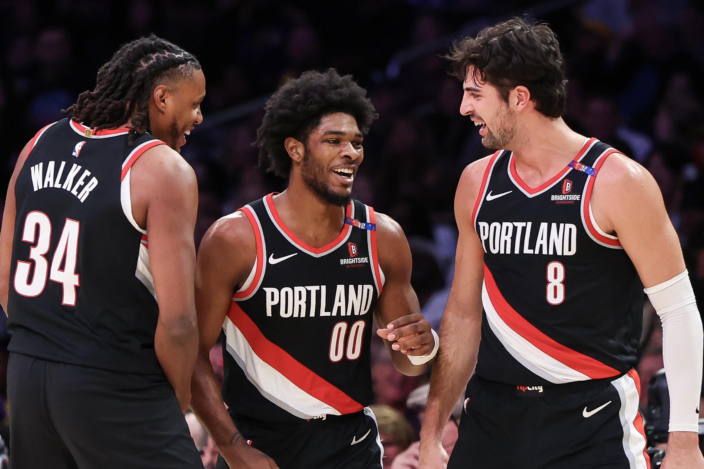 Portland Trail Blazers v Los Angeles Lakers