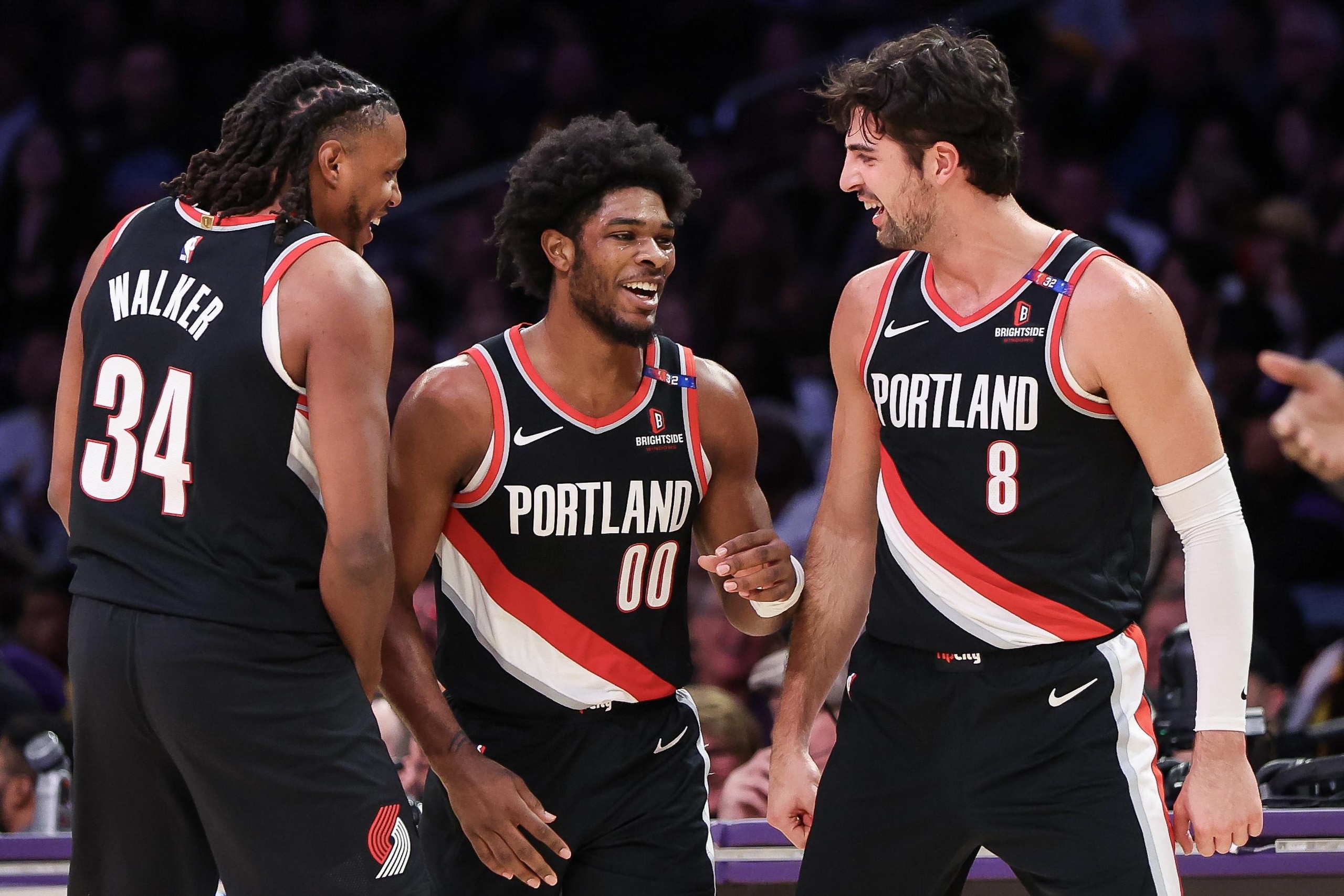 Portland Trail Blazers v Los Angeles Lakers