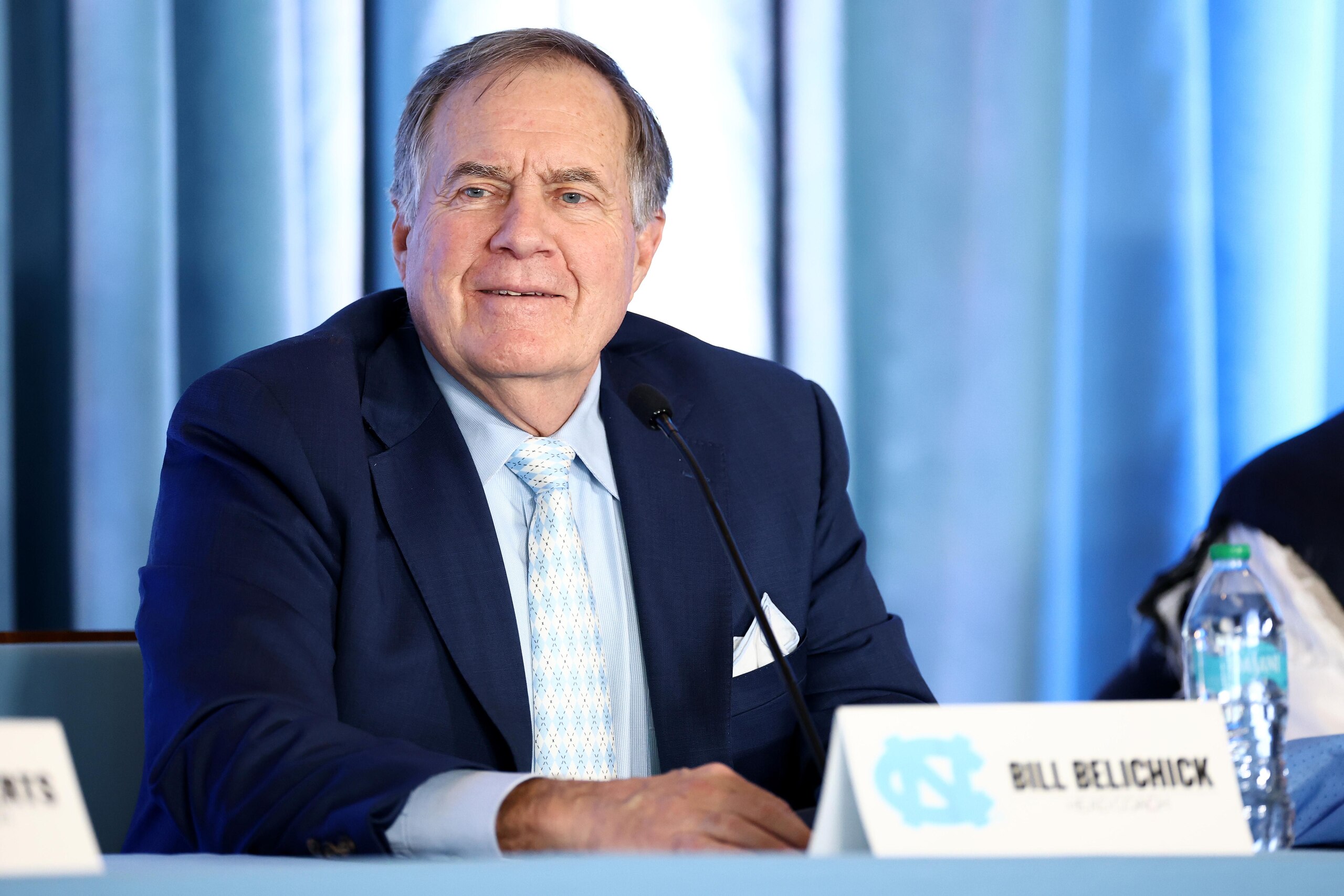 North Carolina Tar Heels Present New Football Coach Bill Belichick North Carolina Tar Heels Present New Football Coach Bill Belichick