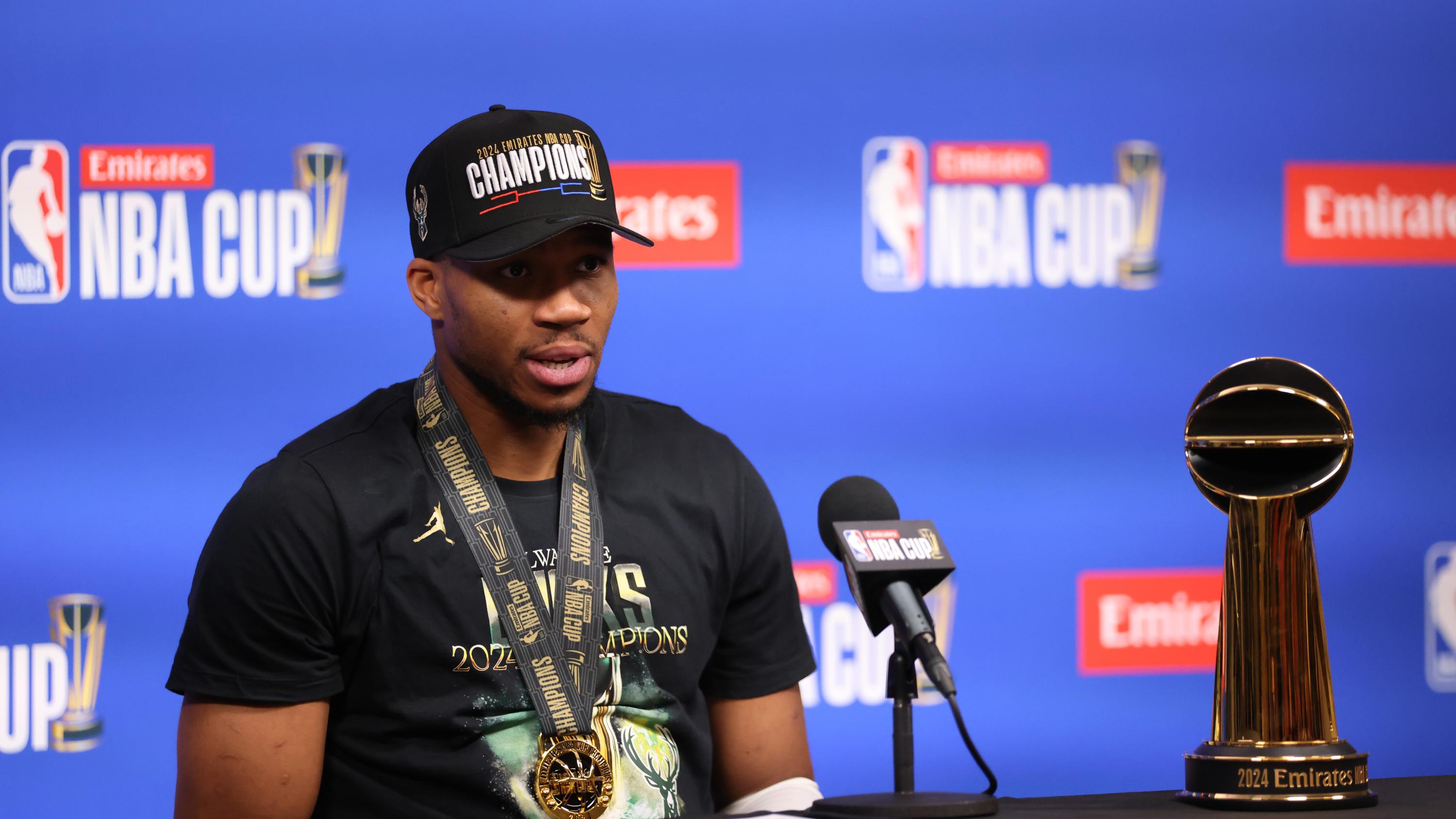 Milwaukee Bucks v Oklahoma City Thunder: Championship - Emirates NBA Cup 2024