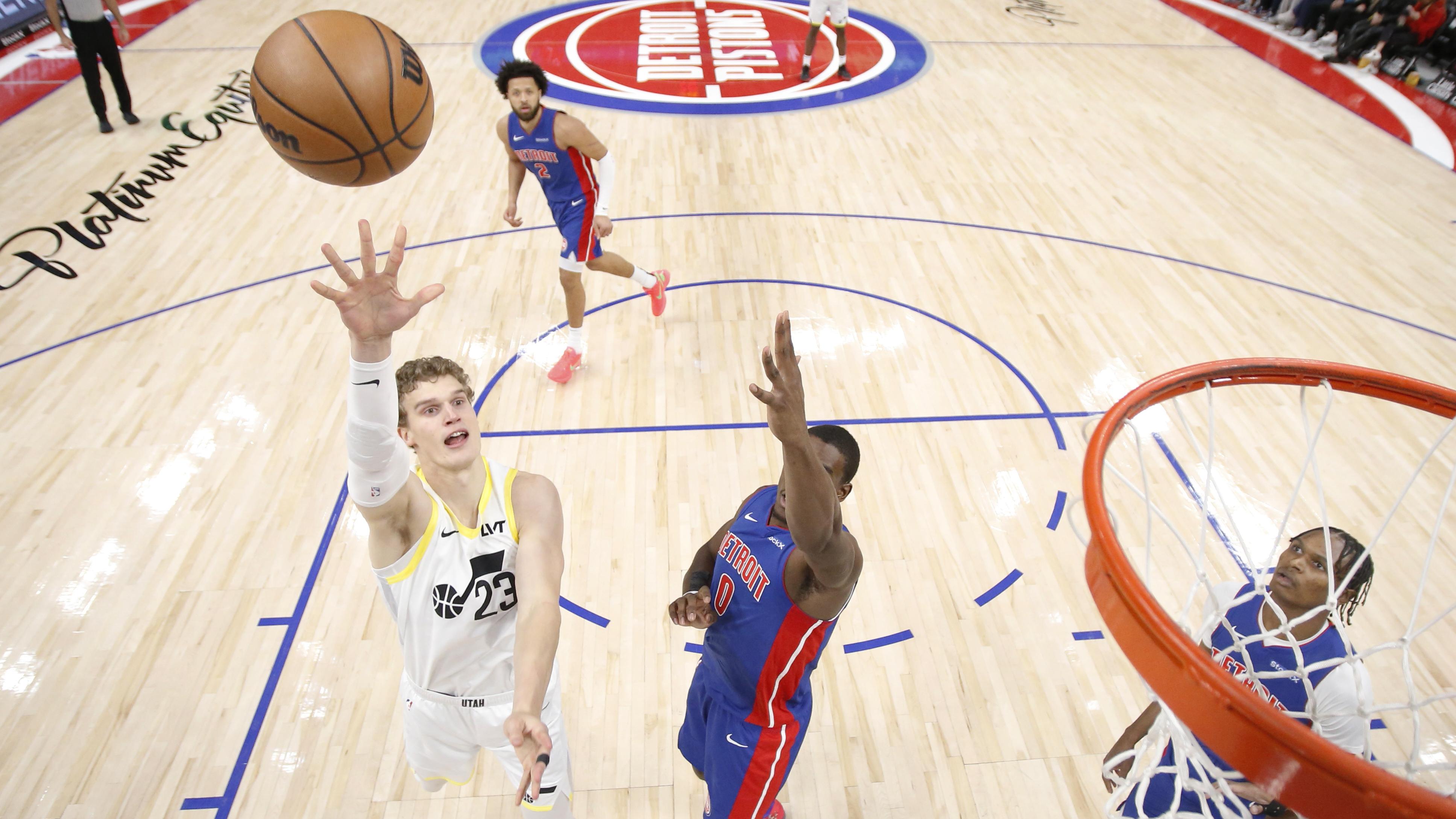 Utah Jazz v Detroit Pistons