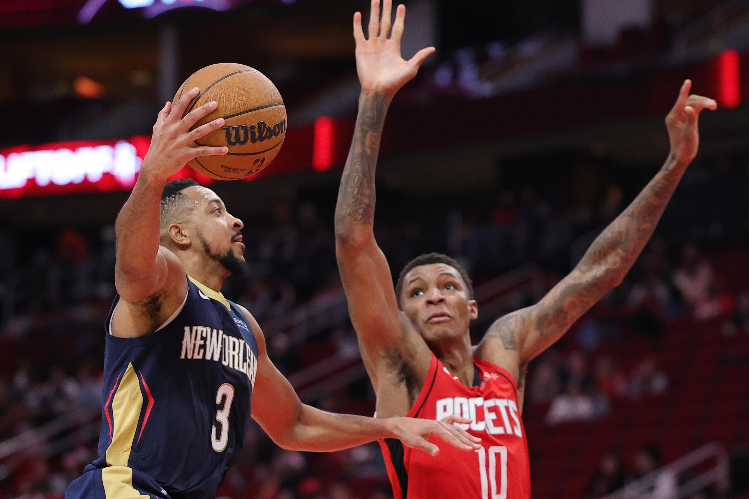 New Orleans Pelicans v Houston Rockets New Orleans Pelicans v Houston Rockets