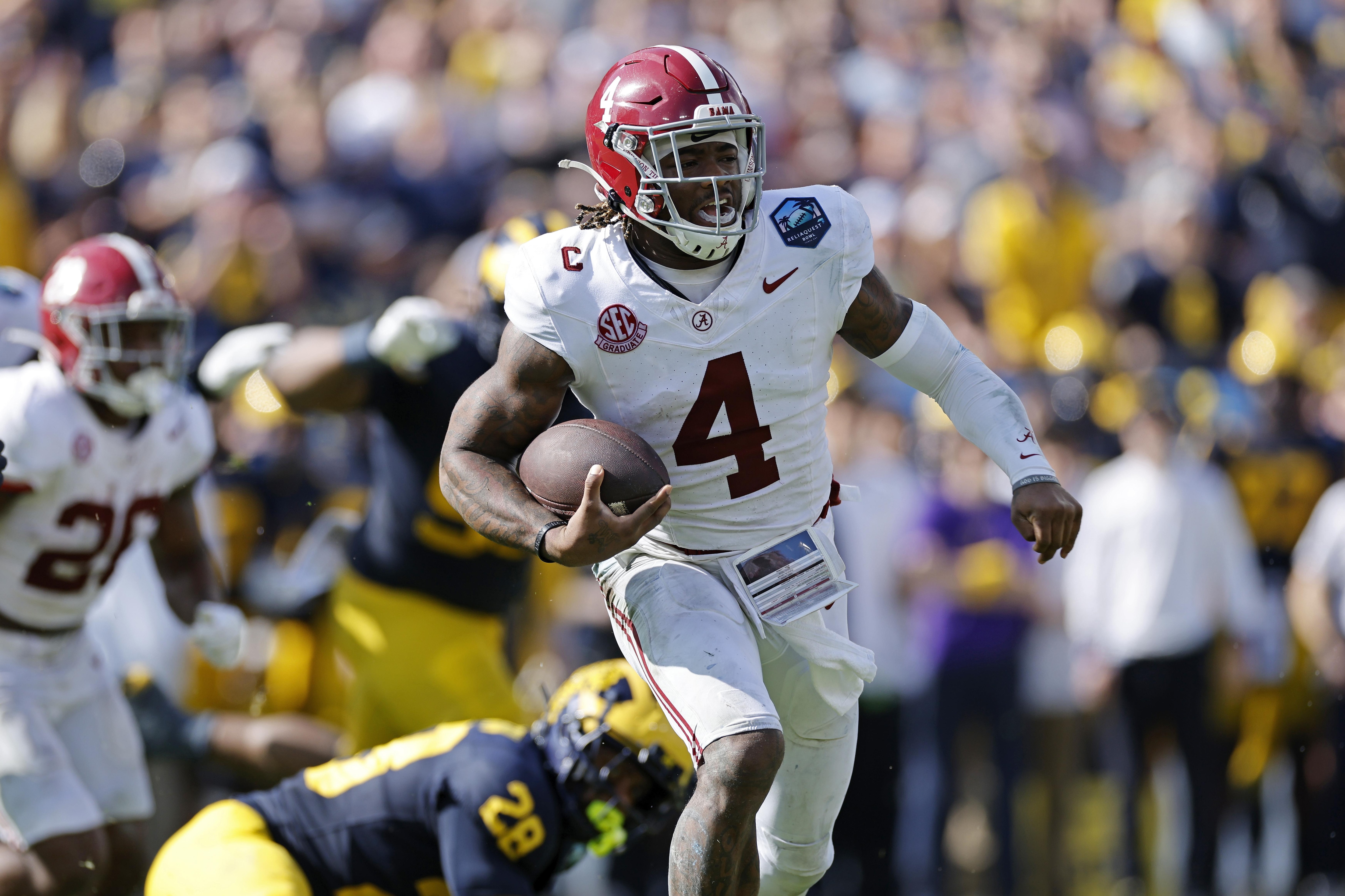 COLLEGE FOOTBALL: DEC 31 ReliaQuest Bowl - Alabama vs Michigan