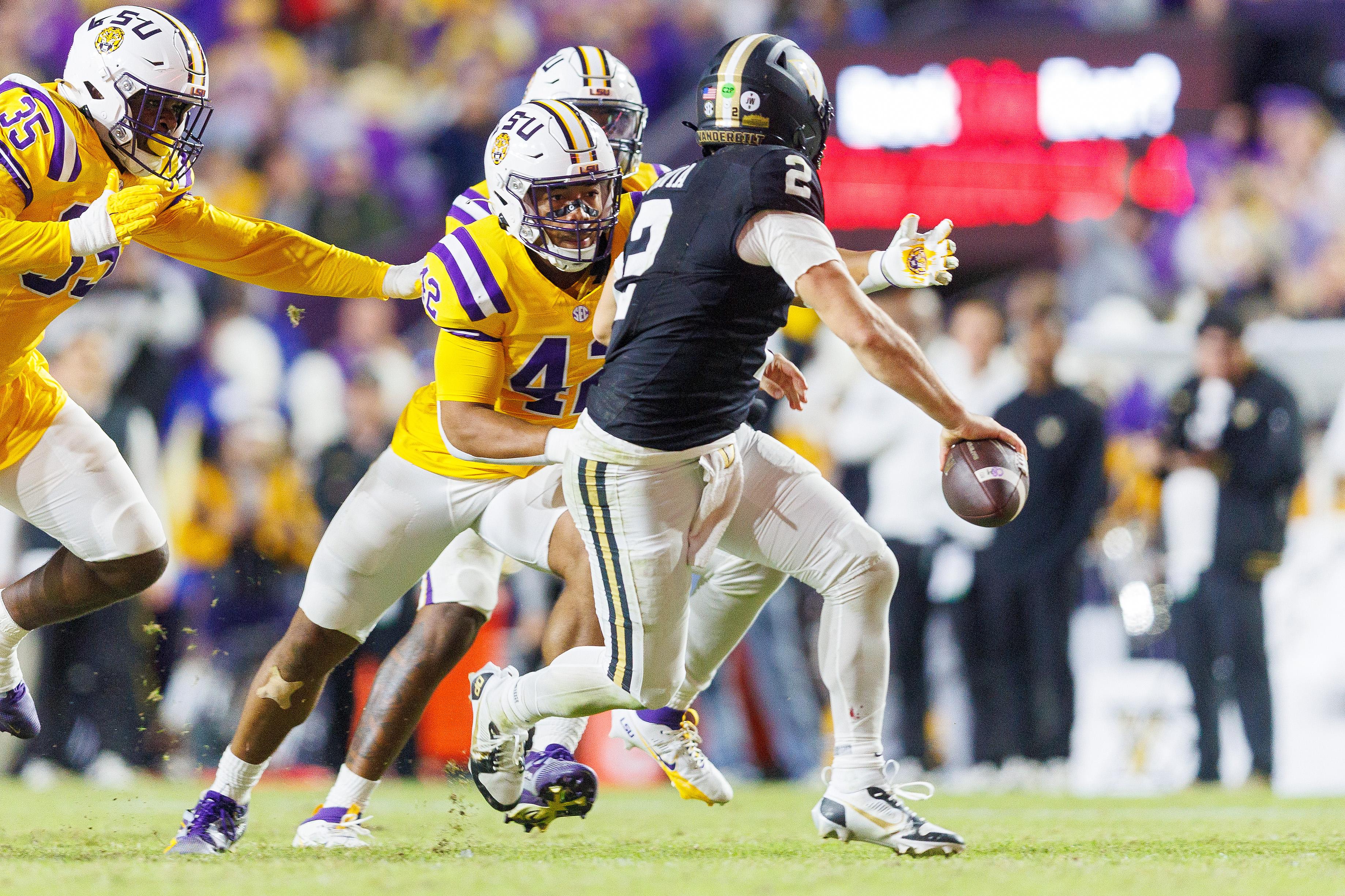 COLLEGE FOOTBALL: NOV 23 Vanderbilt at LSU